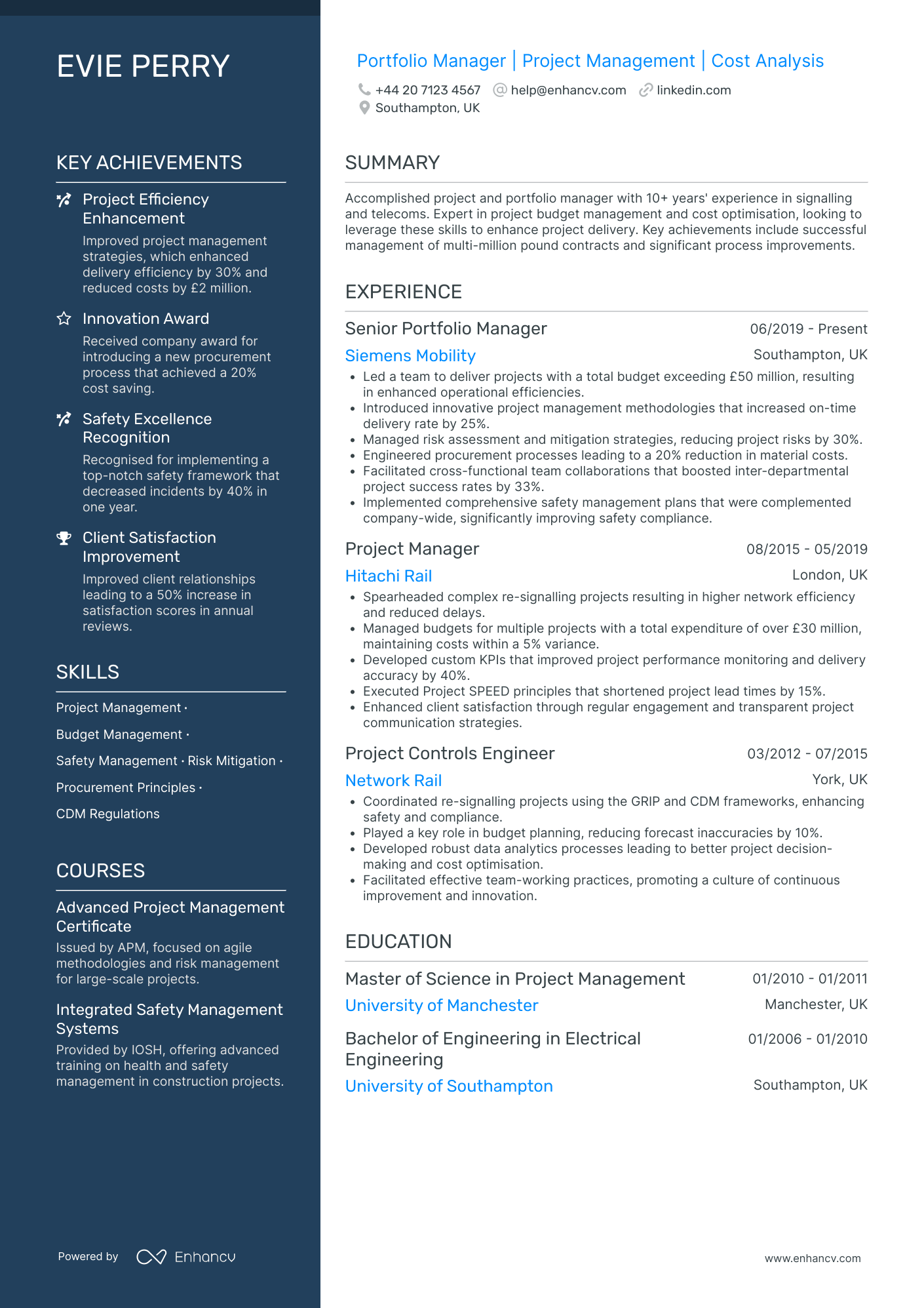 Portfolio Manager CV Examples & Guide for 2026