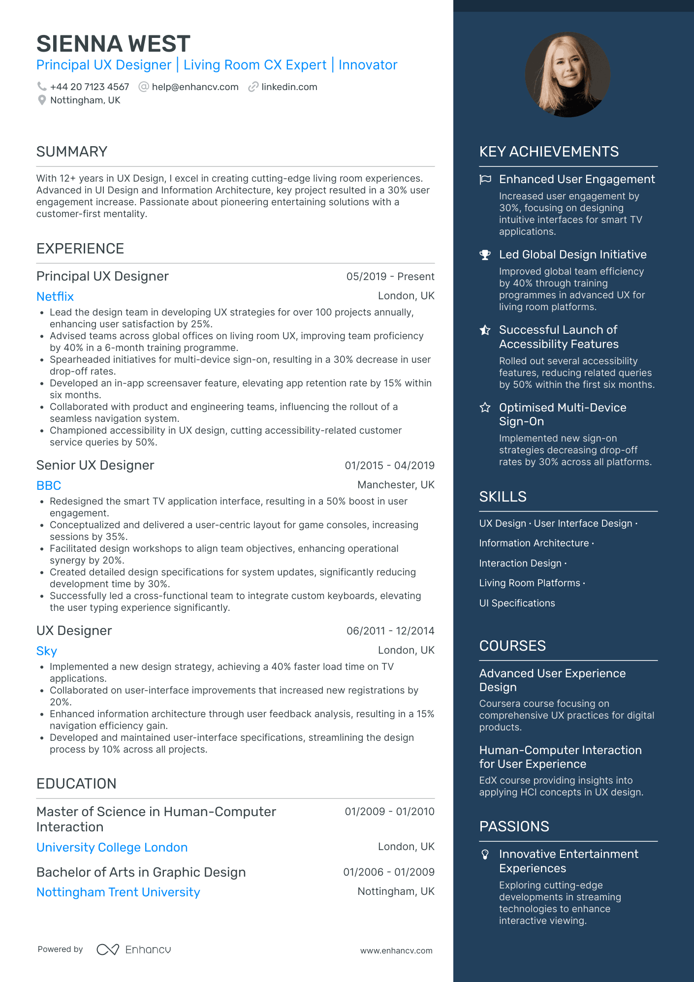 UX Designer CV Examples & Guide for 2026