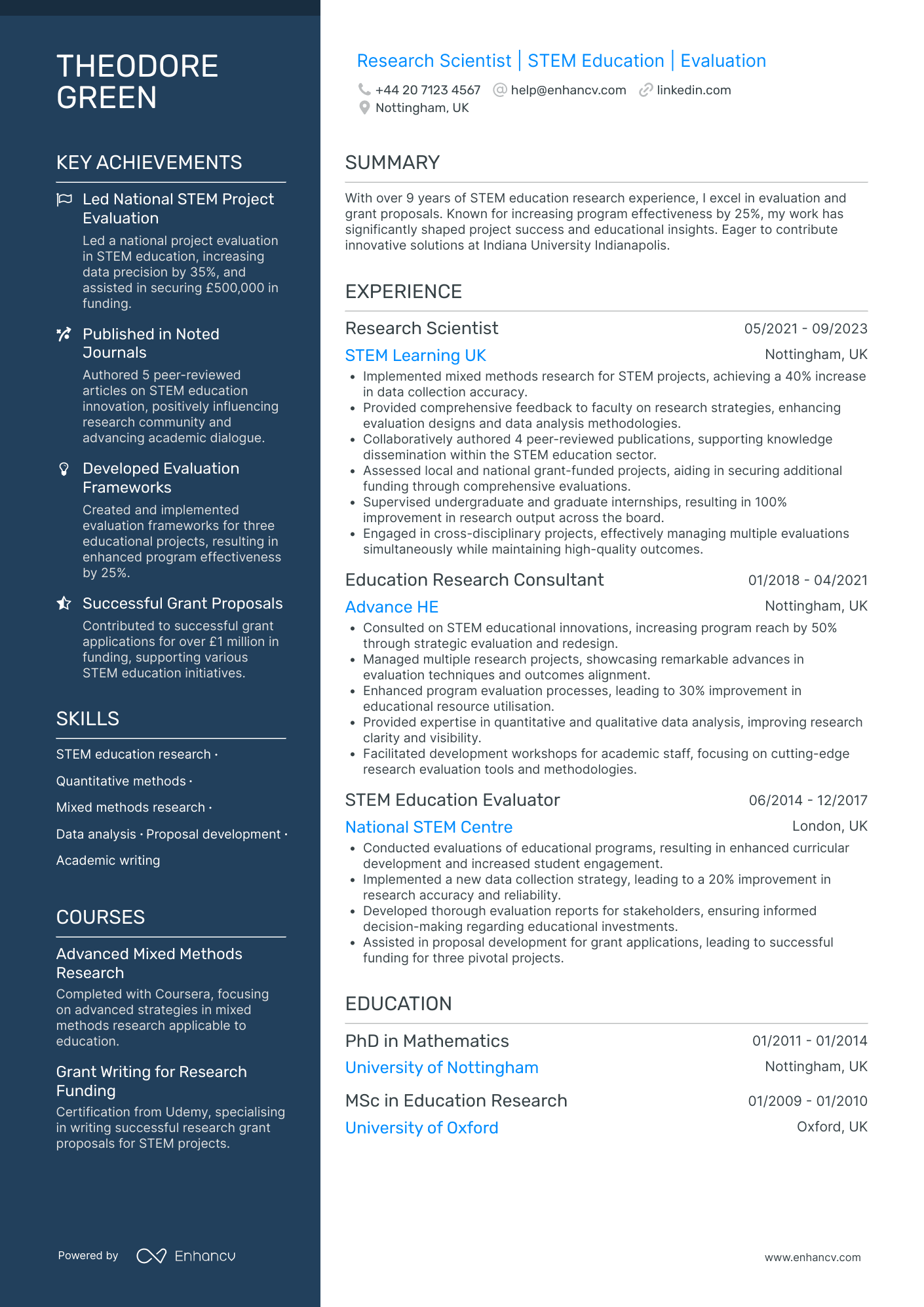 Optometry CV Examples & Guide for 2026