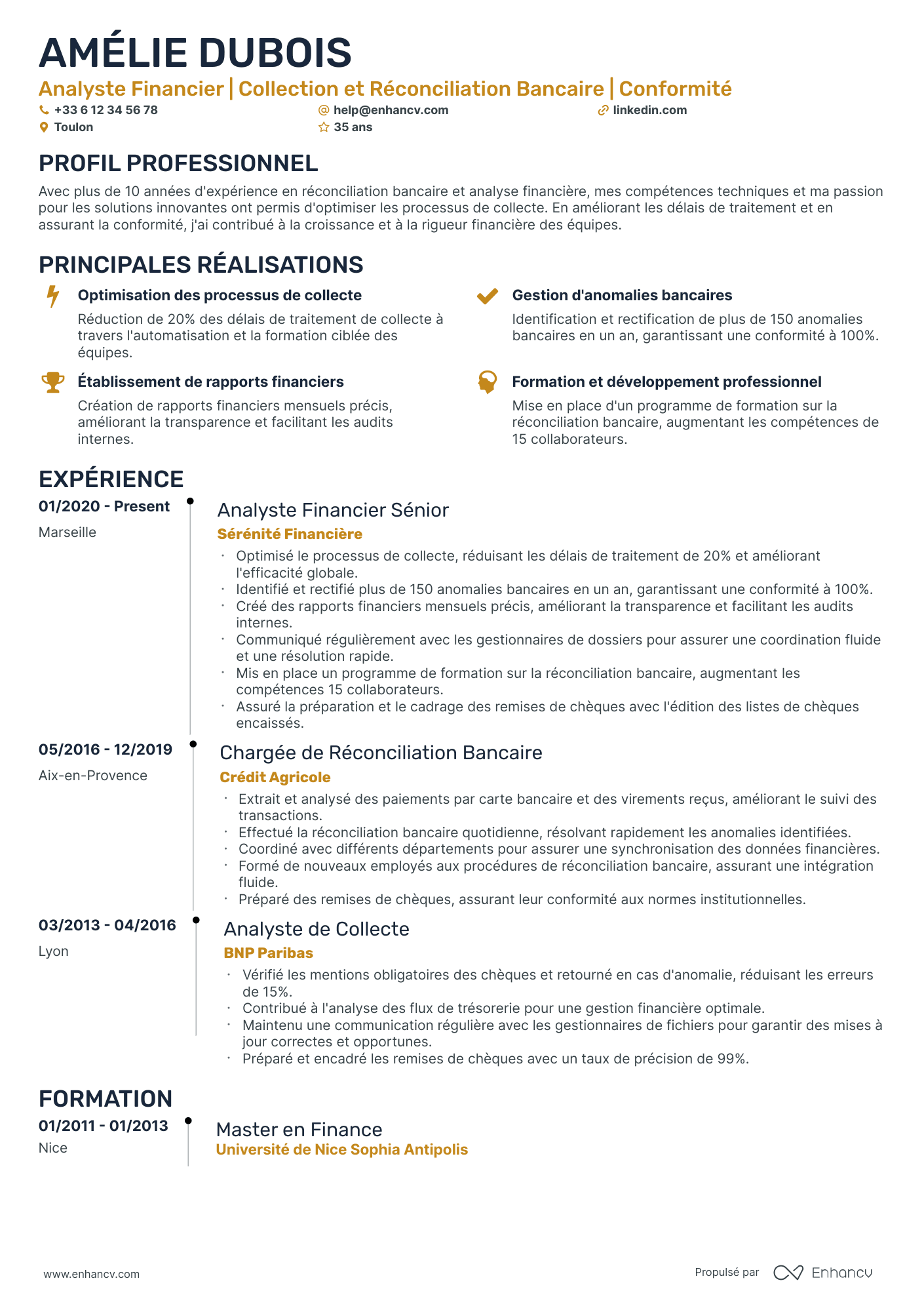 Comptable Unique Resume Example