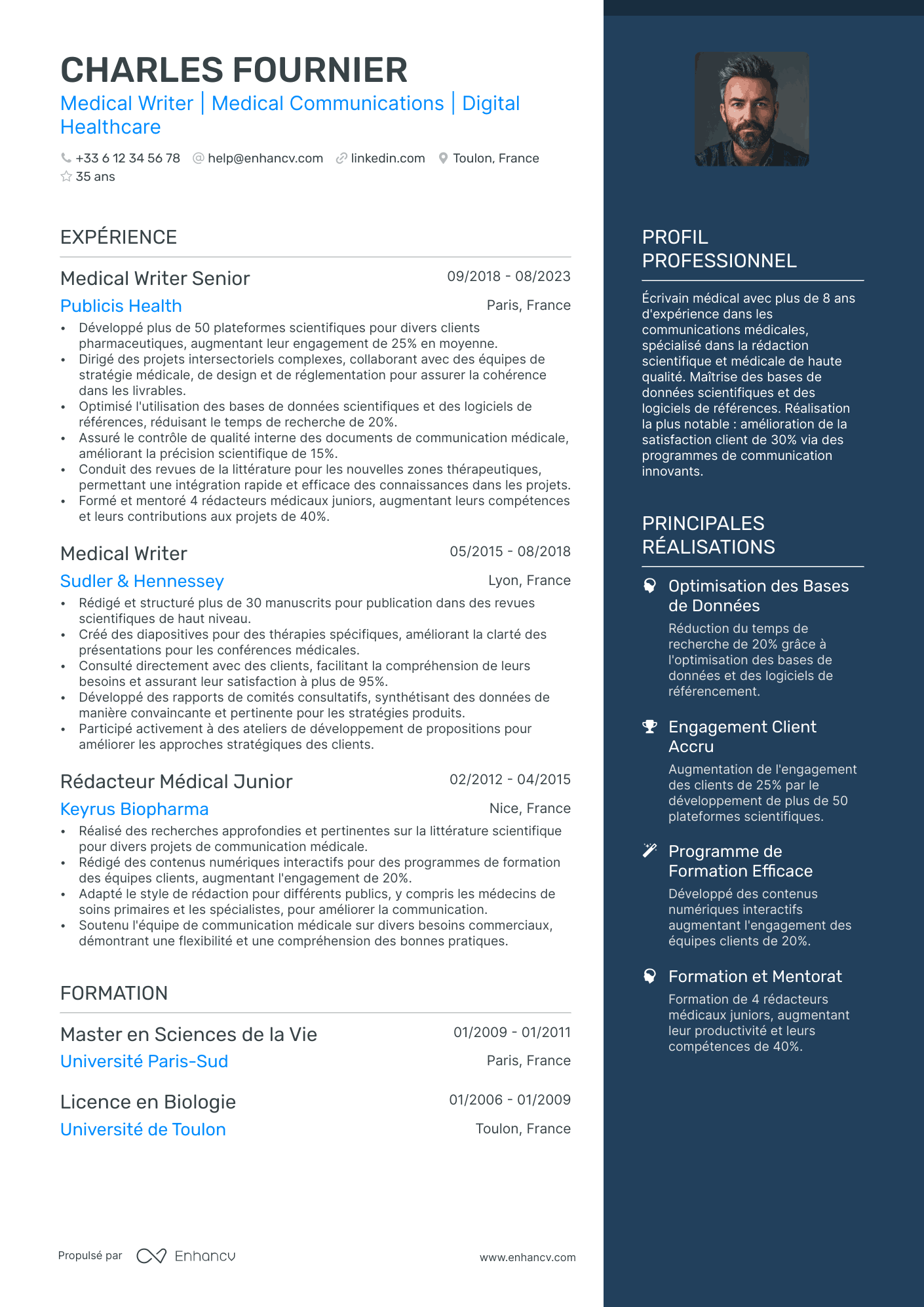 Infirmière libérale Resume Example