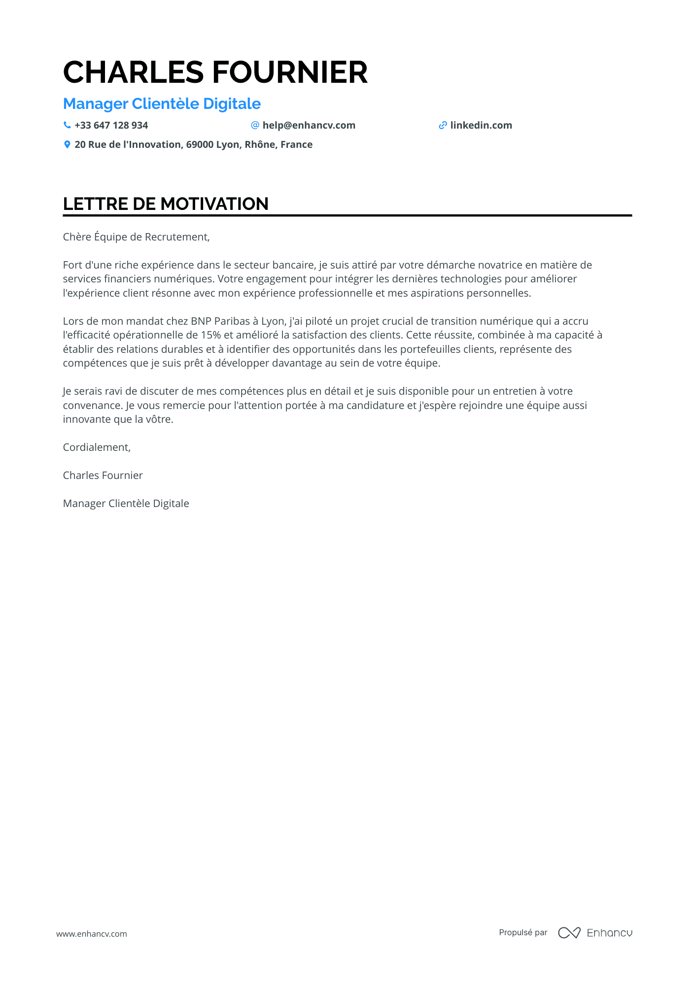 Gestionnaire de Portefeuille Banque Resume Example