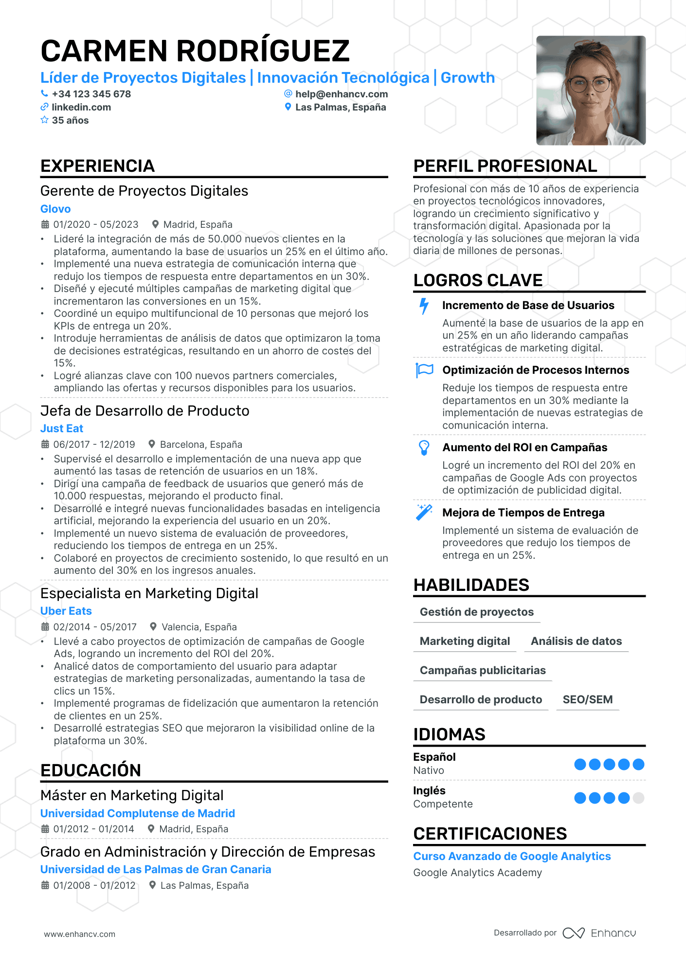 Abogado de Derecho Ambiental Resume Example