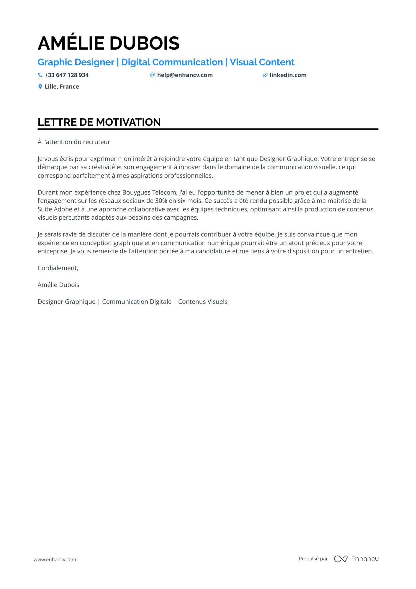 Graphiste Illustrateur Resume Example