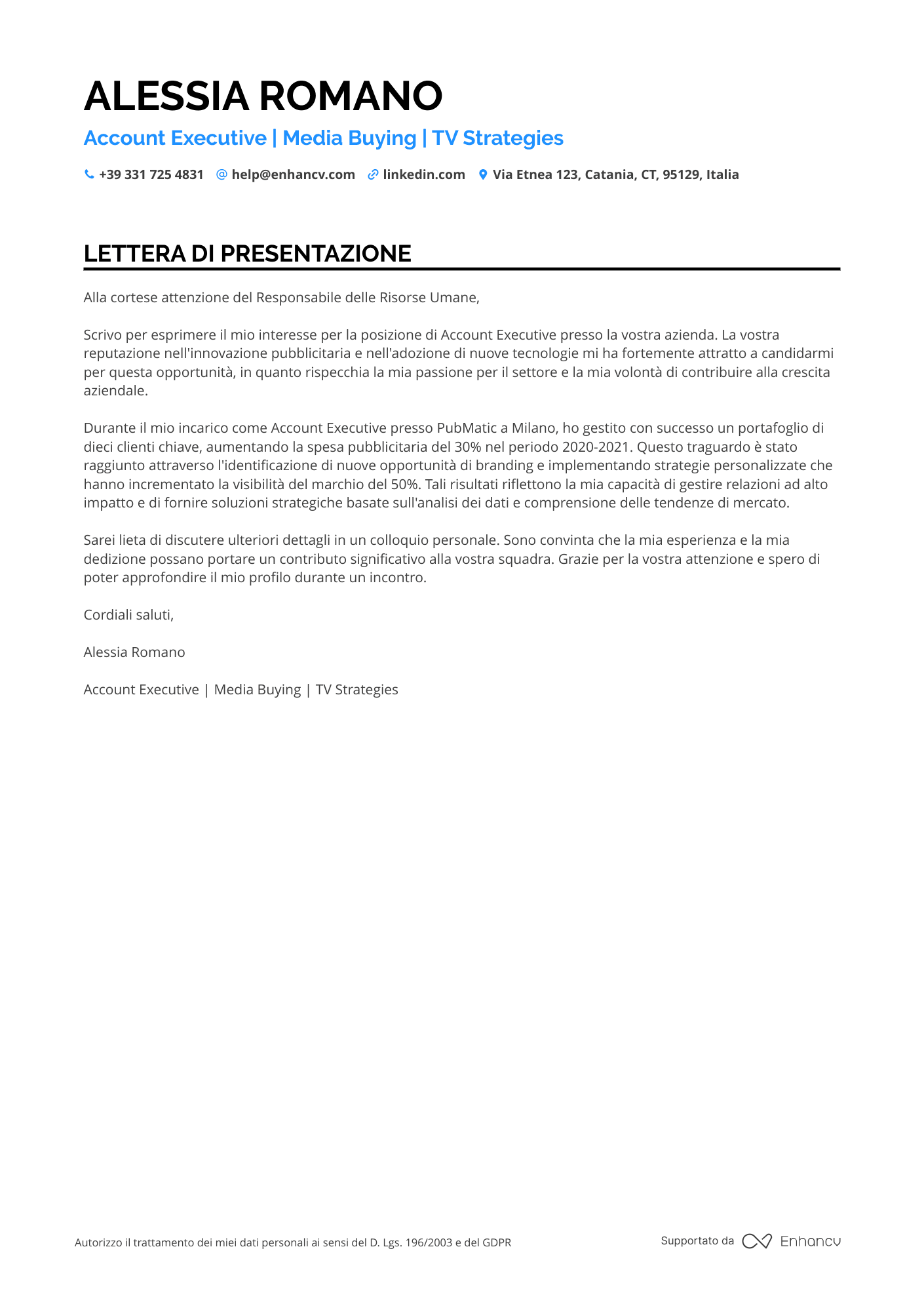 Amazon Senior Resume Example