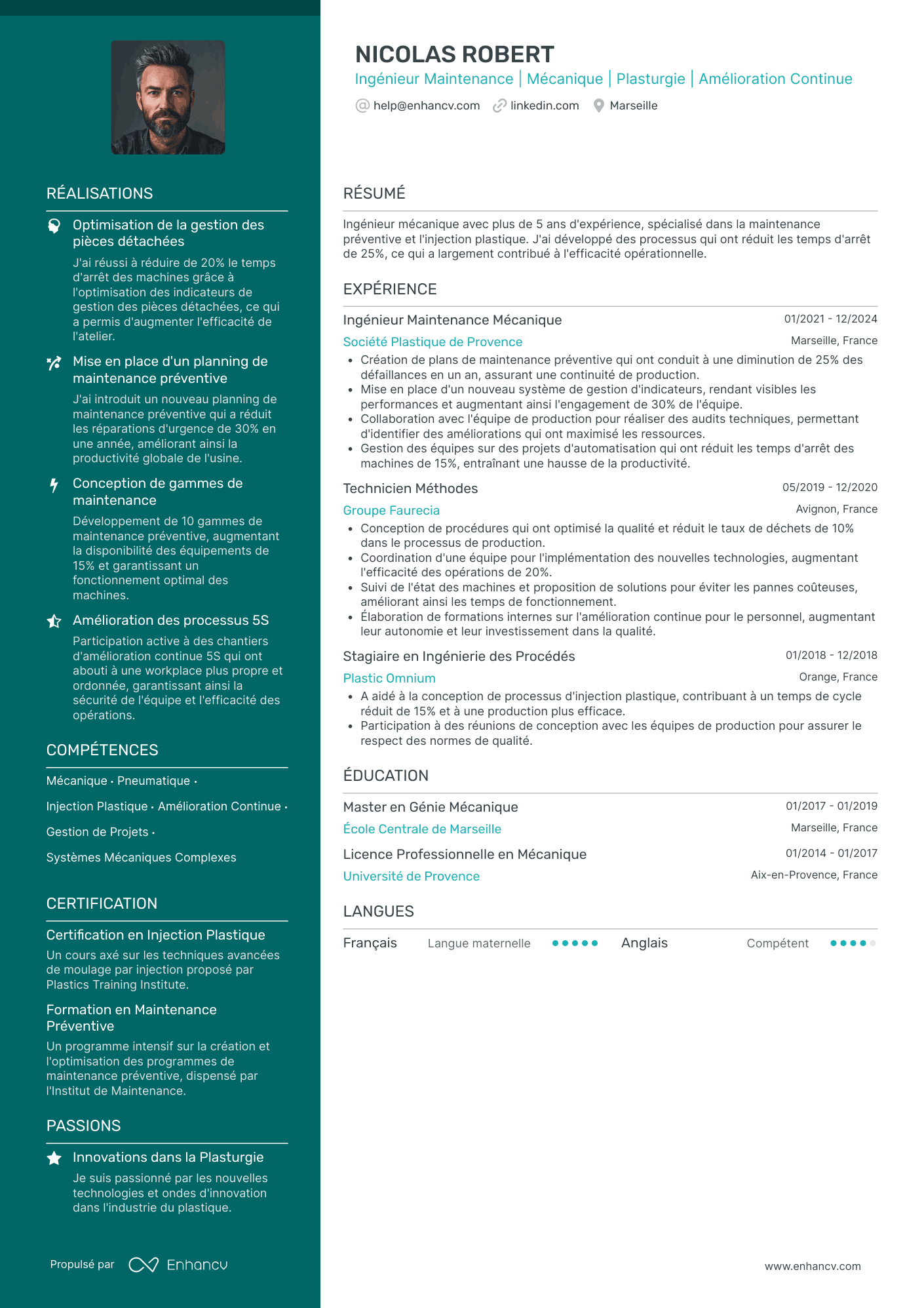 CV Alternance D marquez vous Aupr s Des Recruteurs