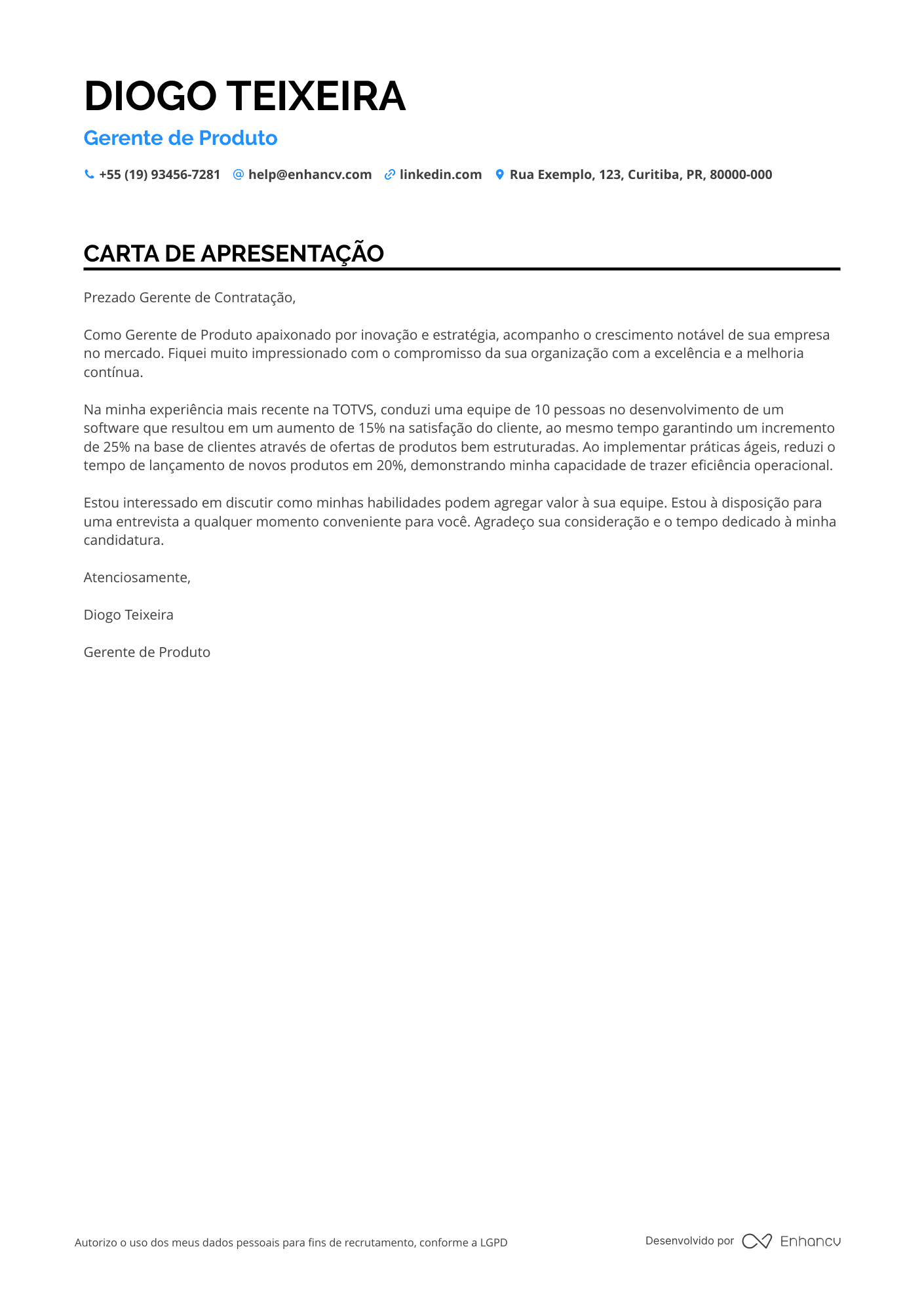 Motorista Uber para Eventos Resume Example