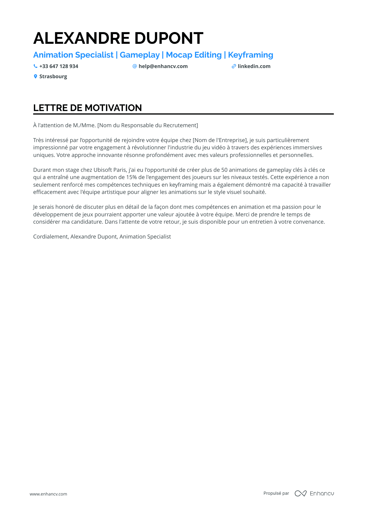 Lycéen Animateur de Colonie de Vacances Resume Example