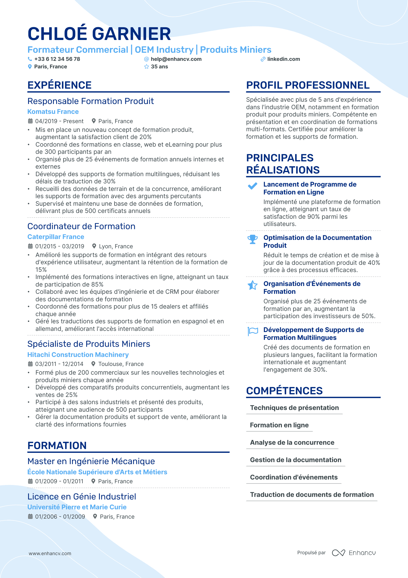 Vendeuse Expérimentée Resume Example