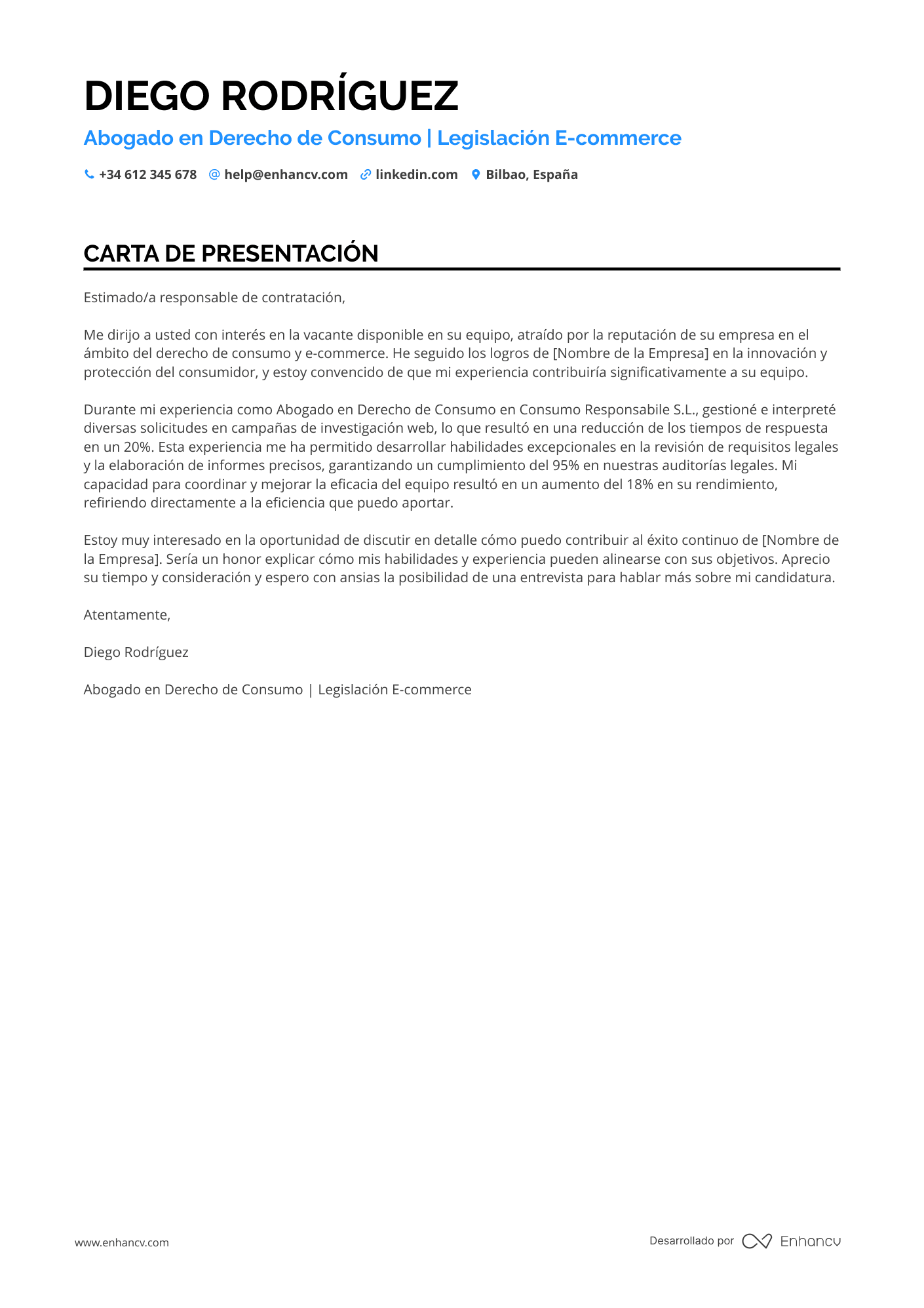 Abogado Asociado Resume Example