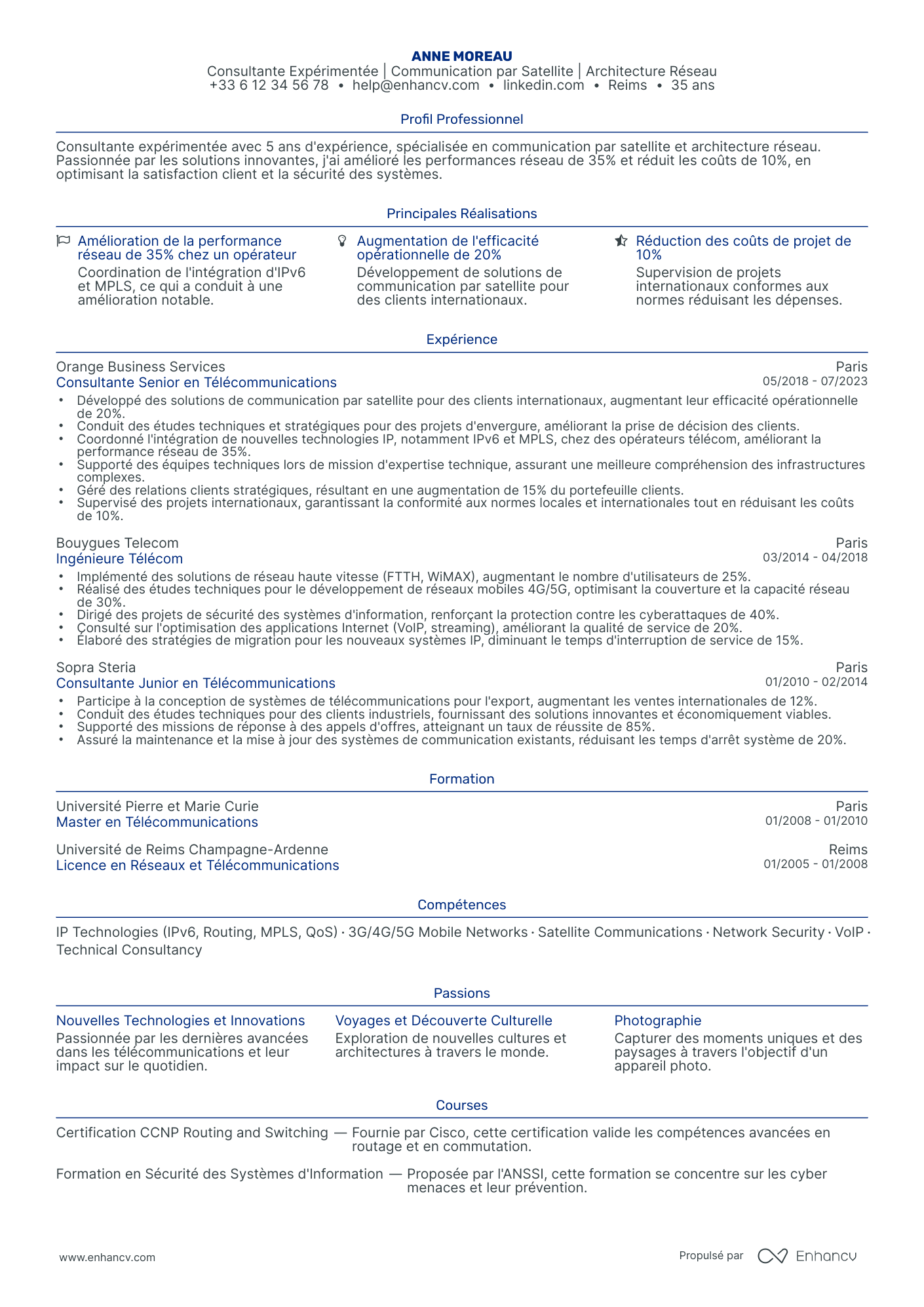 Médecin Spécialiste Resume Example