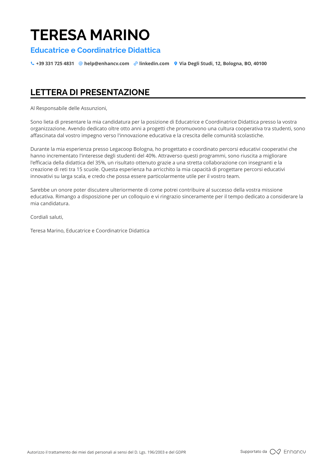 Accademico di Scienze Sociali Resume Example