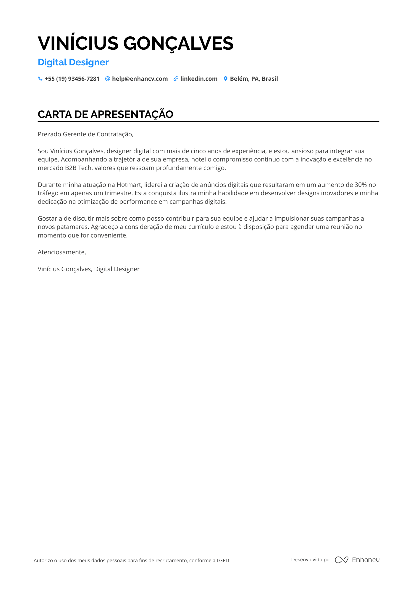 Ilustrador de Publicidade Resume Example