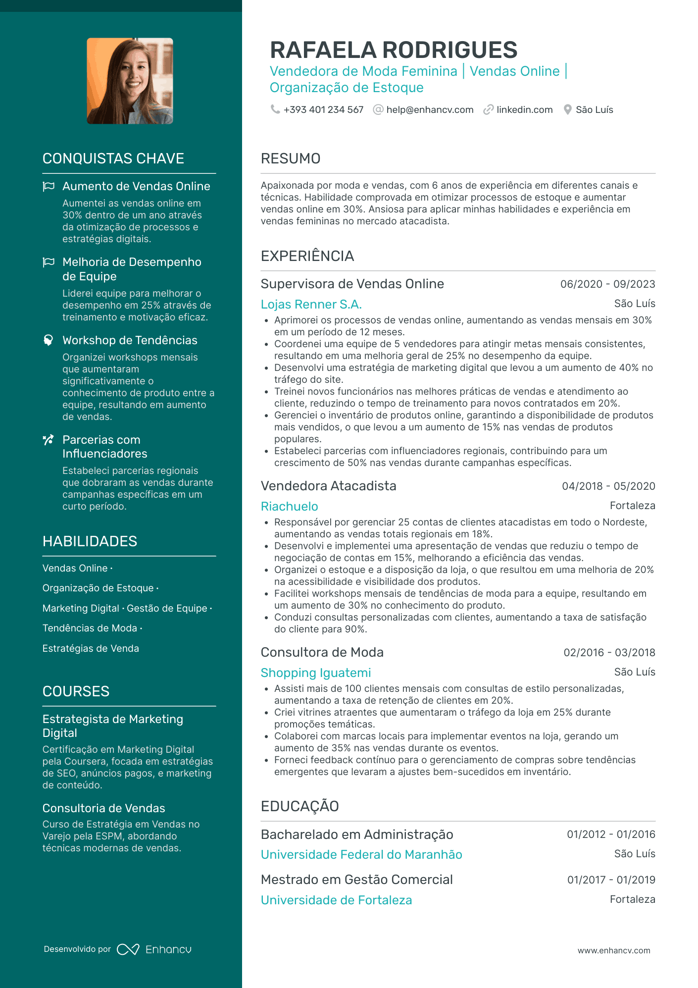 19 Exemplos De Curr culo Para Vendedor Que Conseguiram Emprego Em 2026