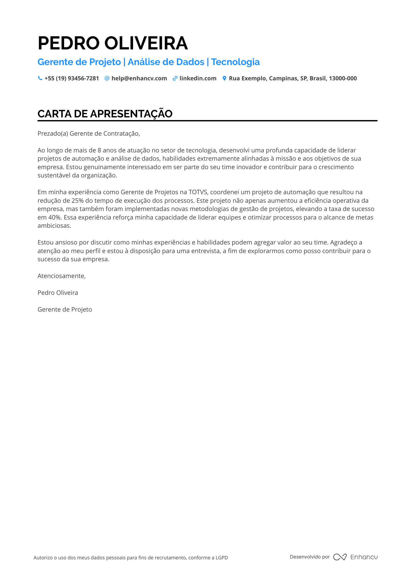 Motorista Uber para Transporte de Animais Resume Example