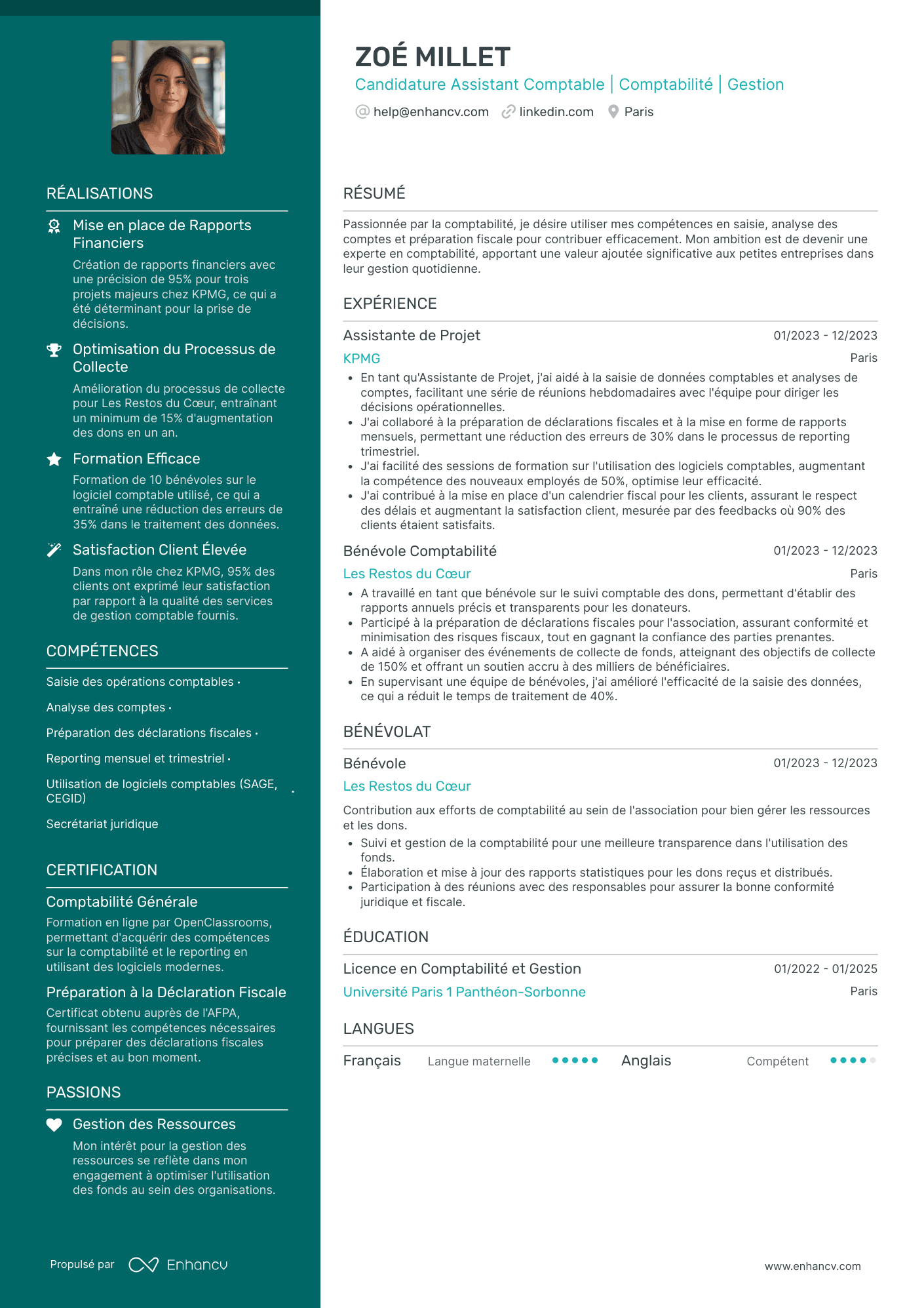 Stage Notaire Resume Example