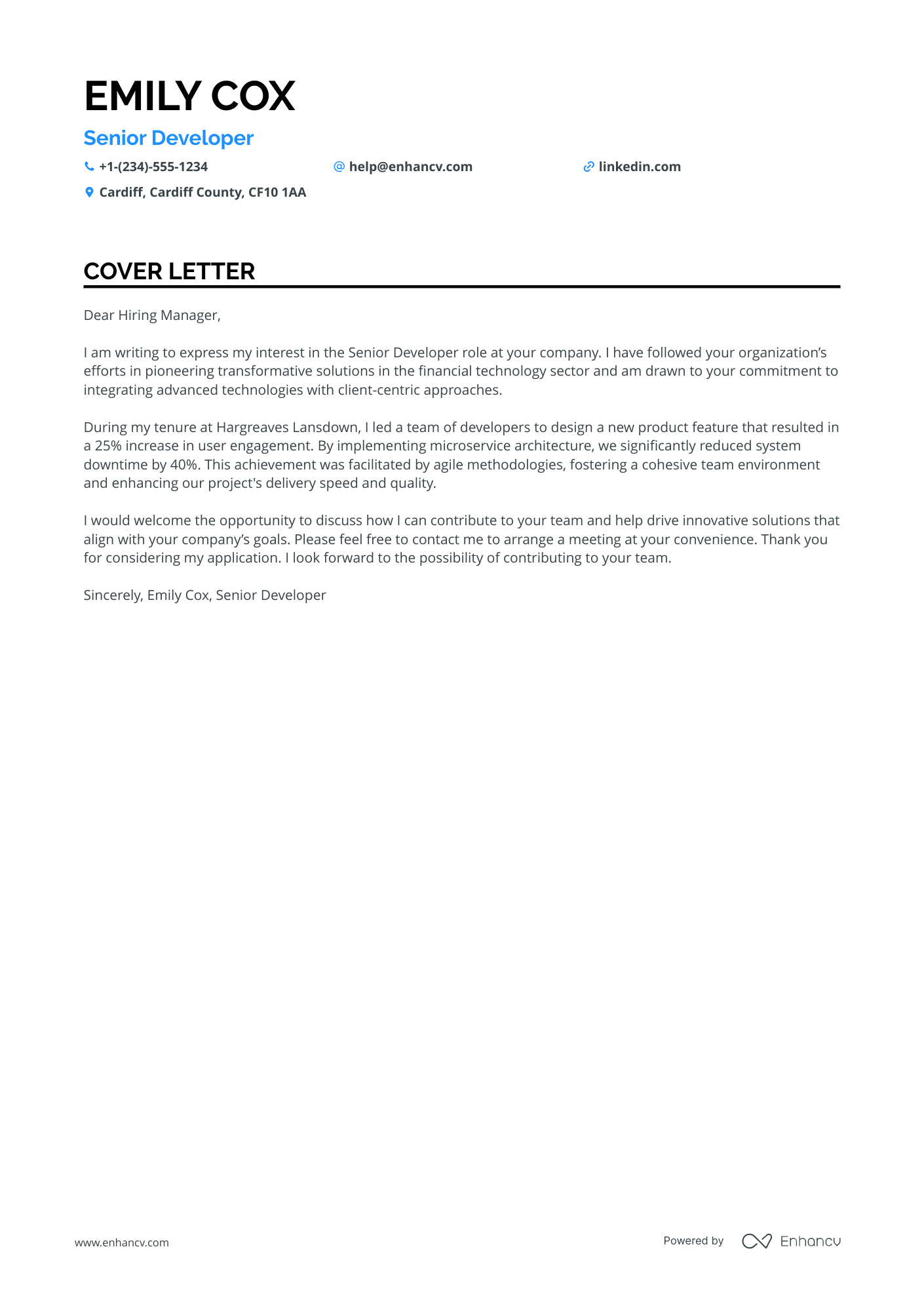 Principal .Net Developer Resume Example