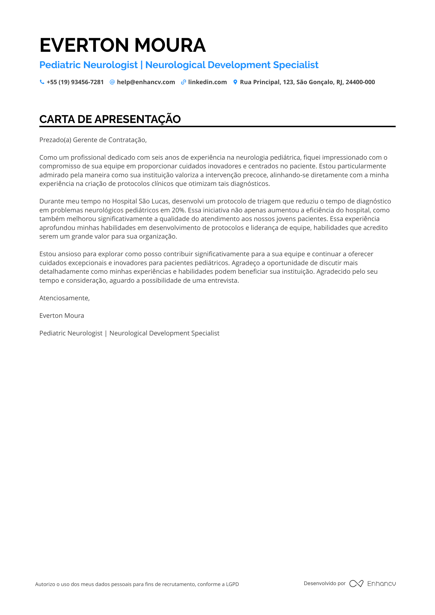 Fisioterapeuta Neurológico Resume Example