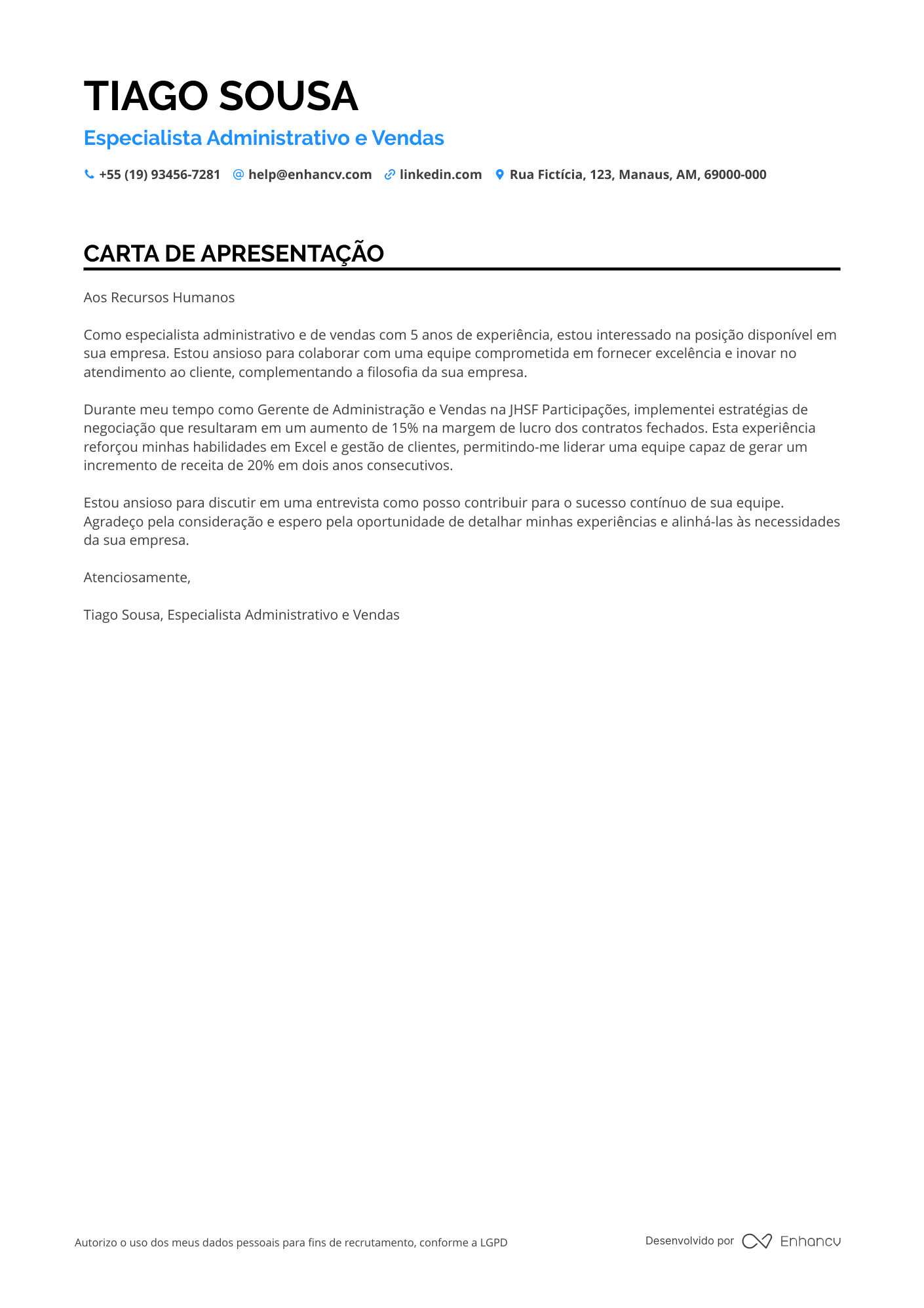 Auxiliar Administrativo Pleno Resume Example