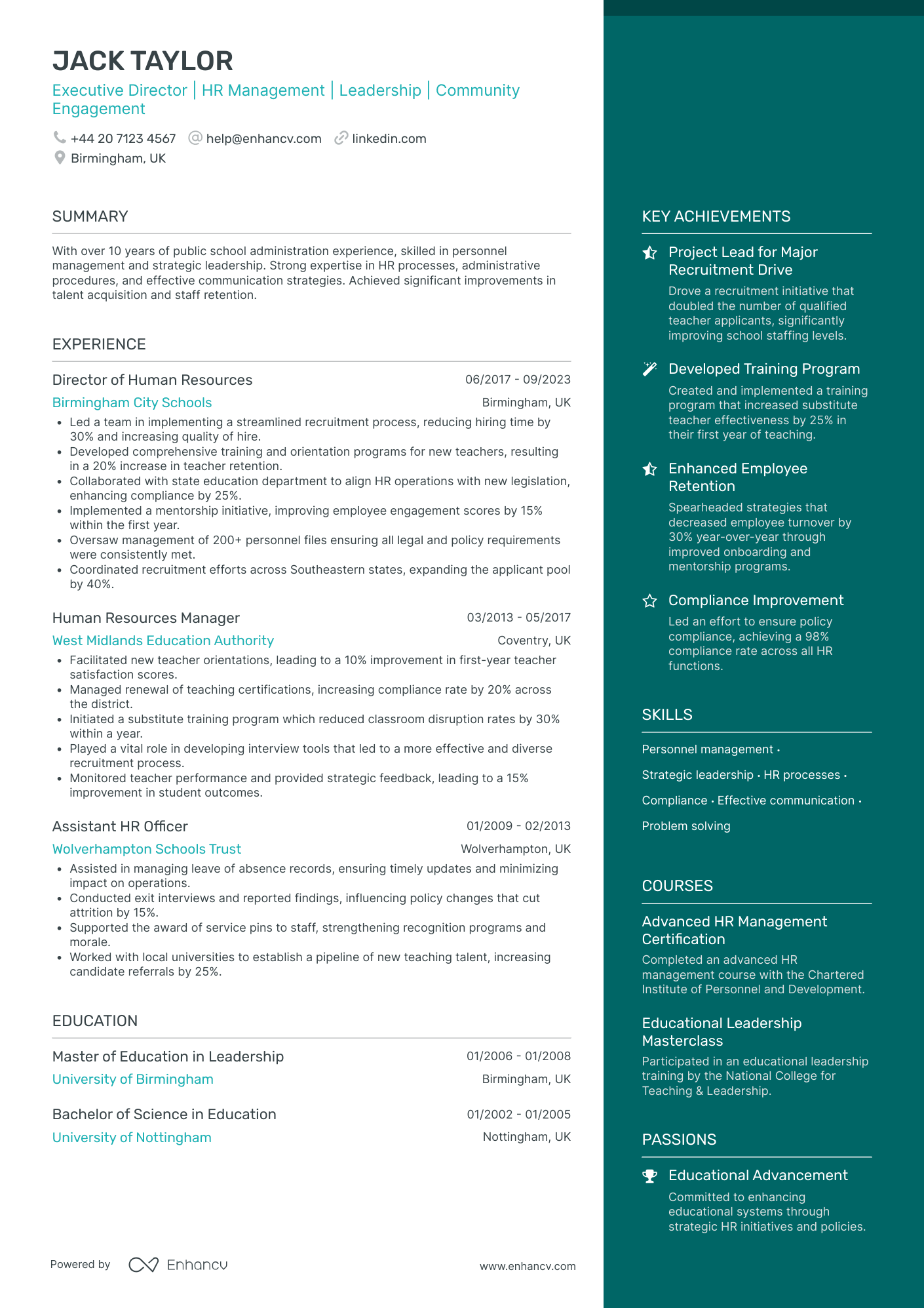 Executive Director CV Examples & Guide for 2026