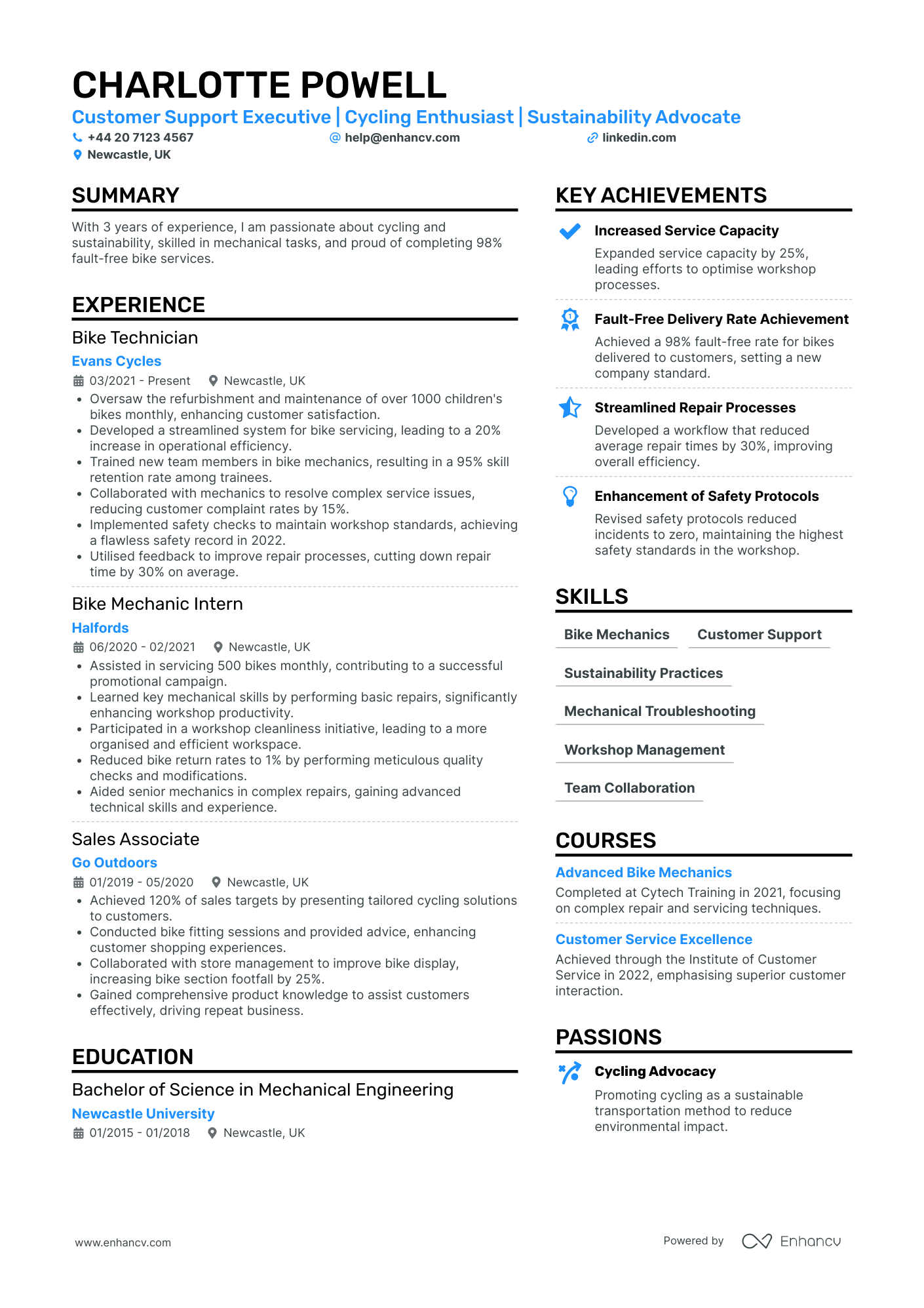 Mechanic CV Examples & Guide for 2026