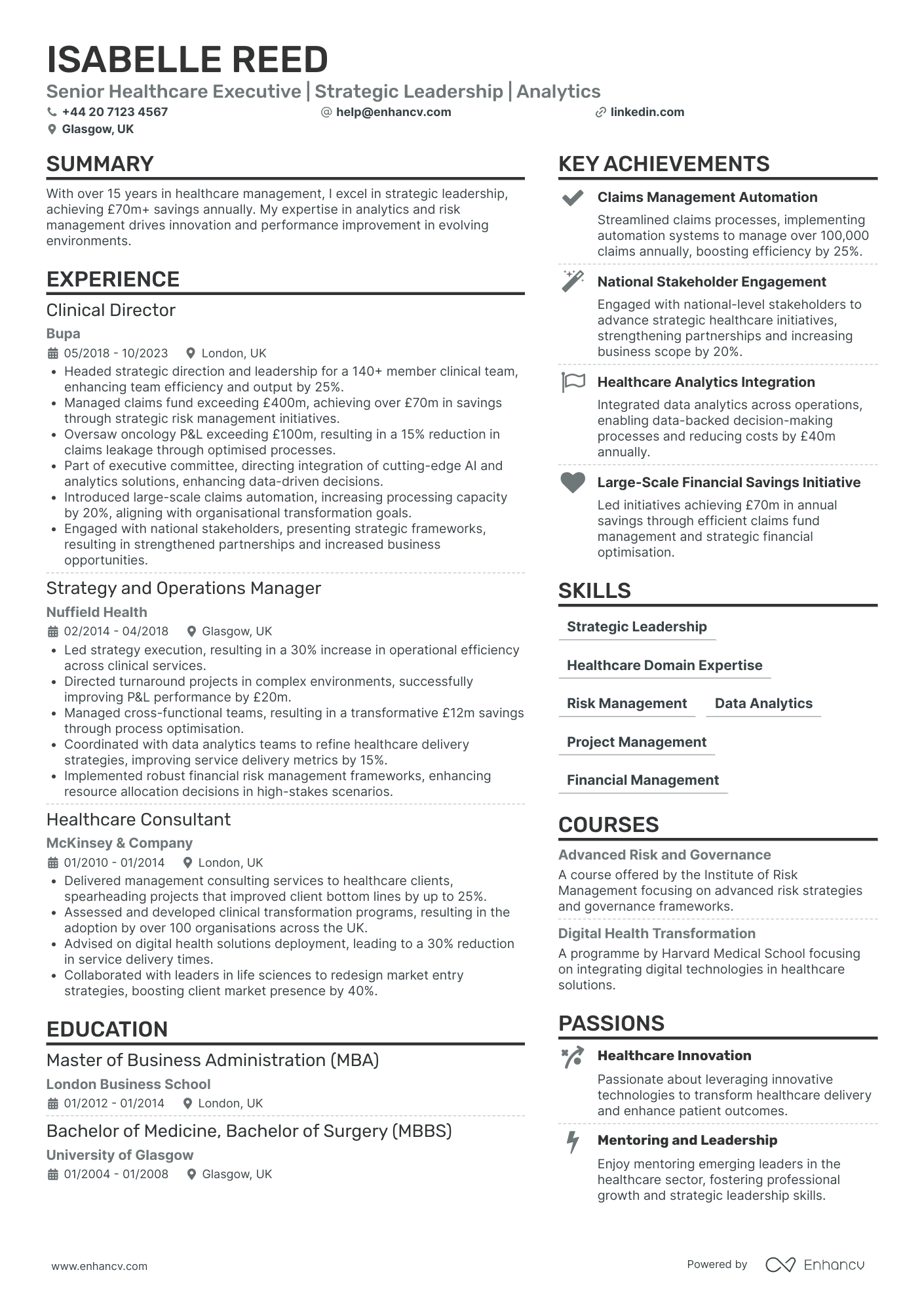 Director Of Operations CV Examples & Guide for 2026