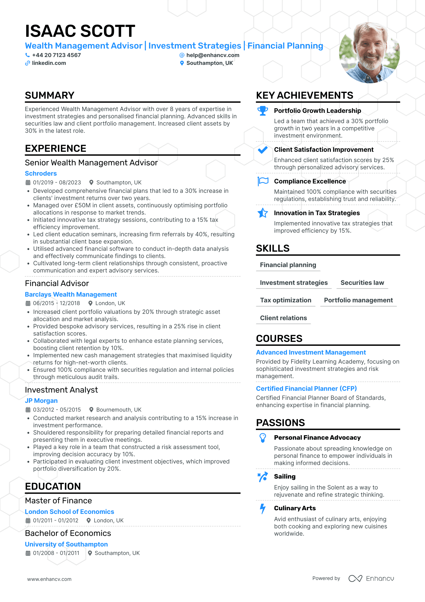 Financial Advisor CV Examples & Guide for 2026