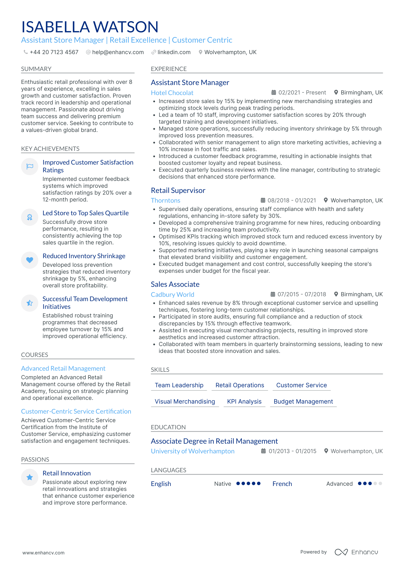 Shop Assistant CV Examples & Guide for 2026