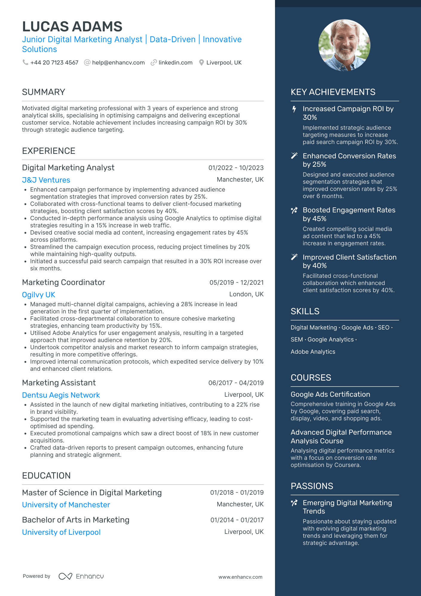 Digital Marketing CV Examples & Guide for 2026