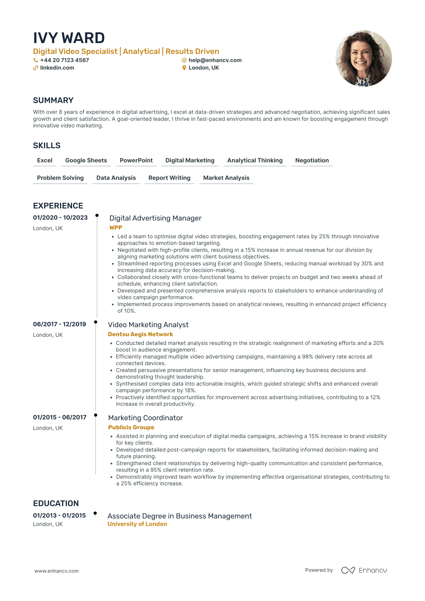 Product Manager CV Examples & Guide for 2026