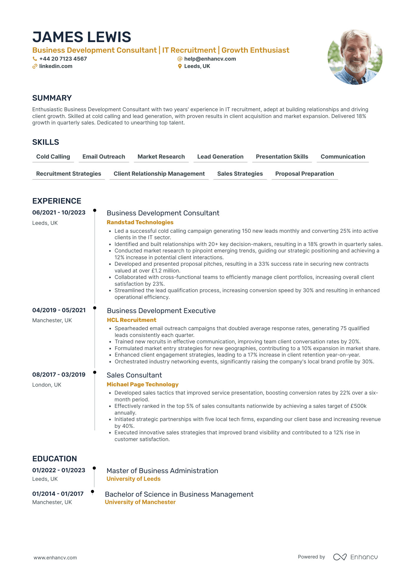 Business Development CV Examples & Guide for 2026
