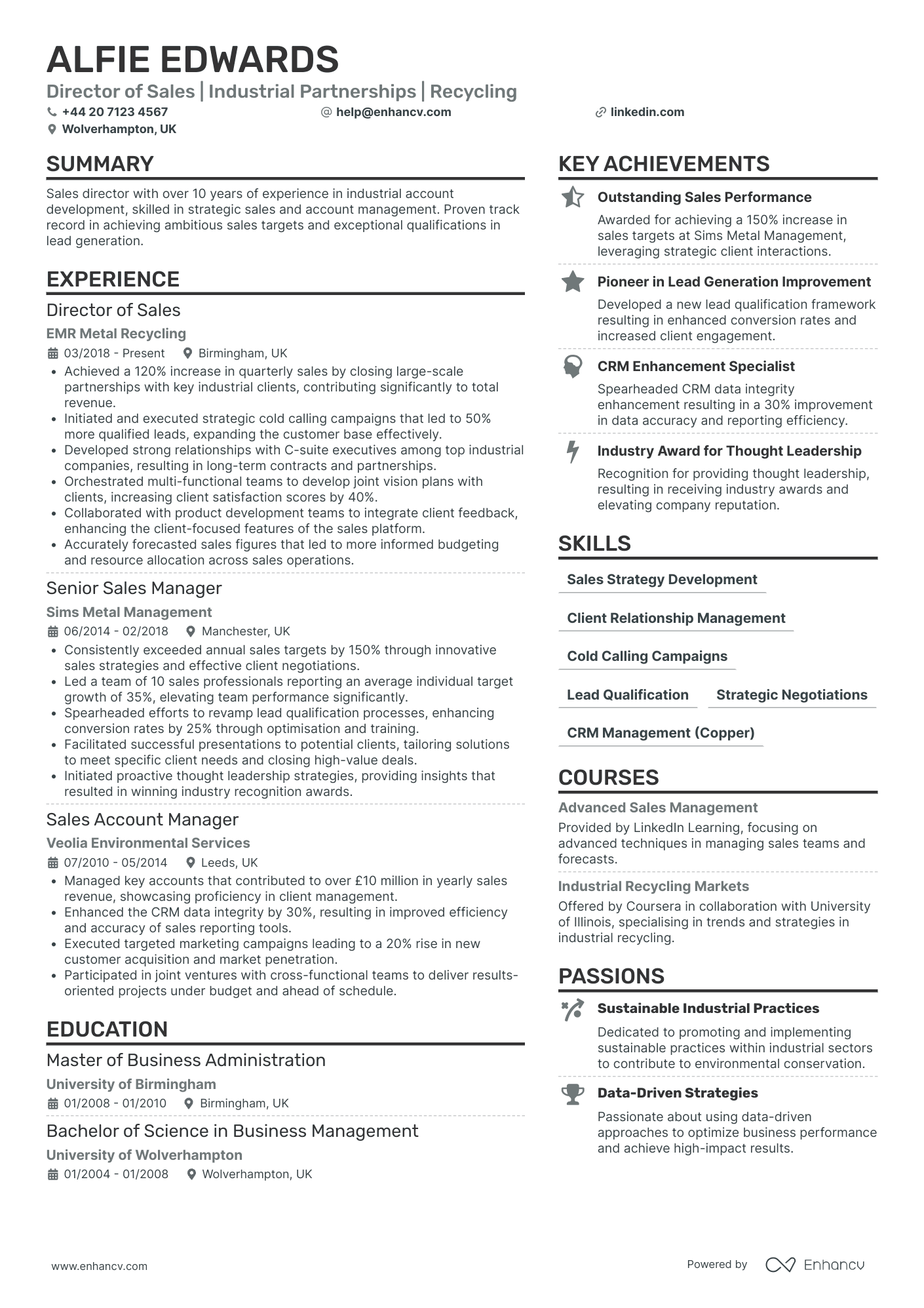 Executive Director CV Examples & Guide for 2026