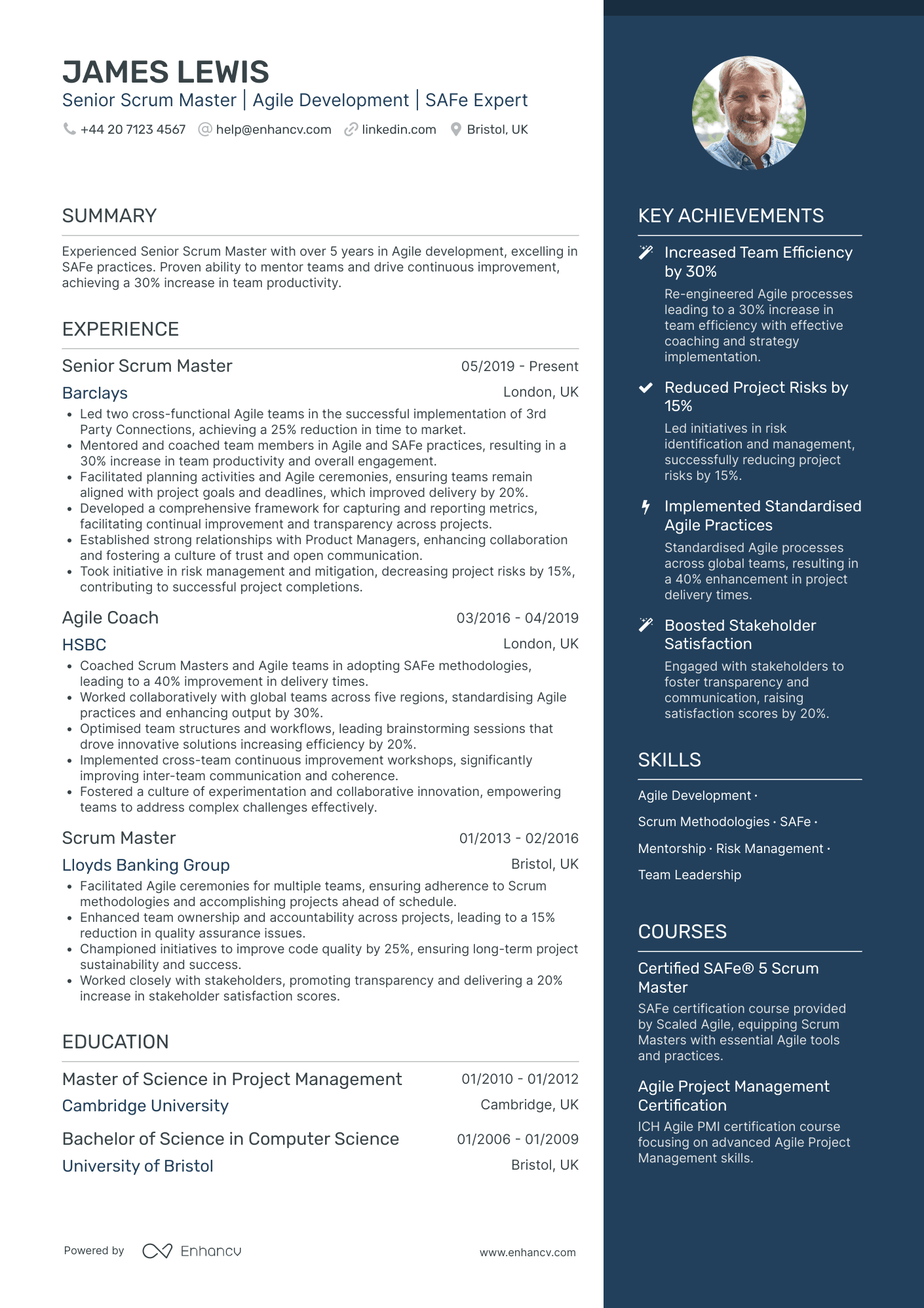 Scrum Master CV Examples & Guide for 2026