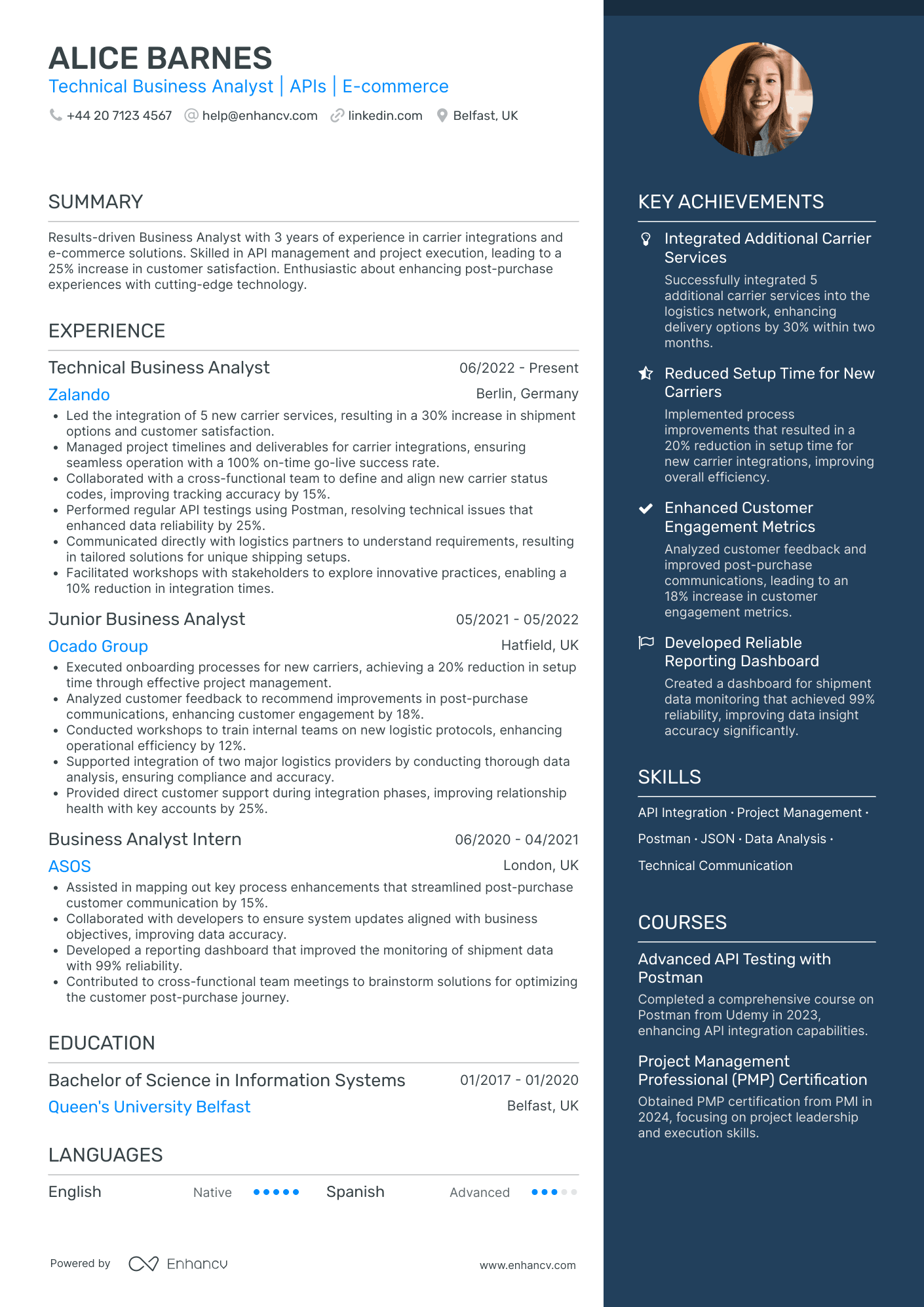Junior Data Analyst CV Examples & Guide for 2026