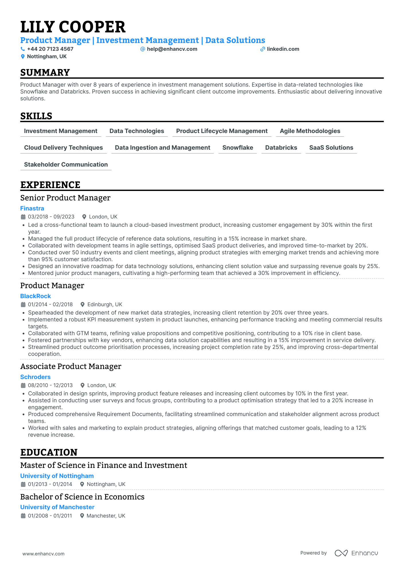 Product Marketing Manager CV Examples & Guide for 2026