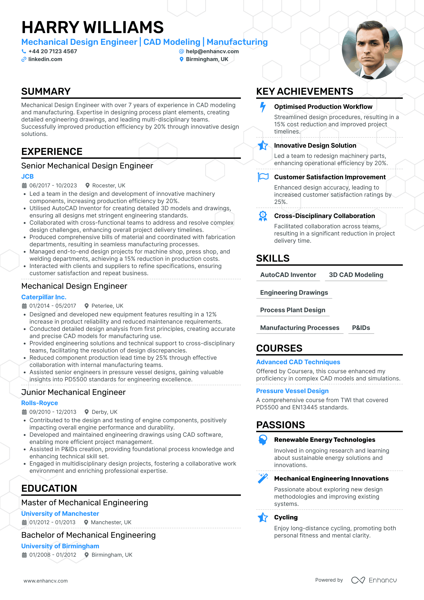 Design Engineer CV Examples & Guide for 2026