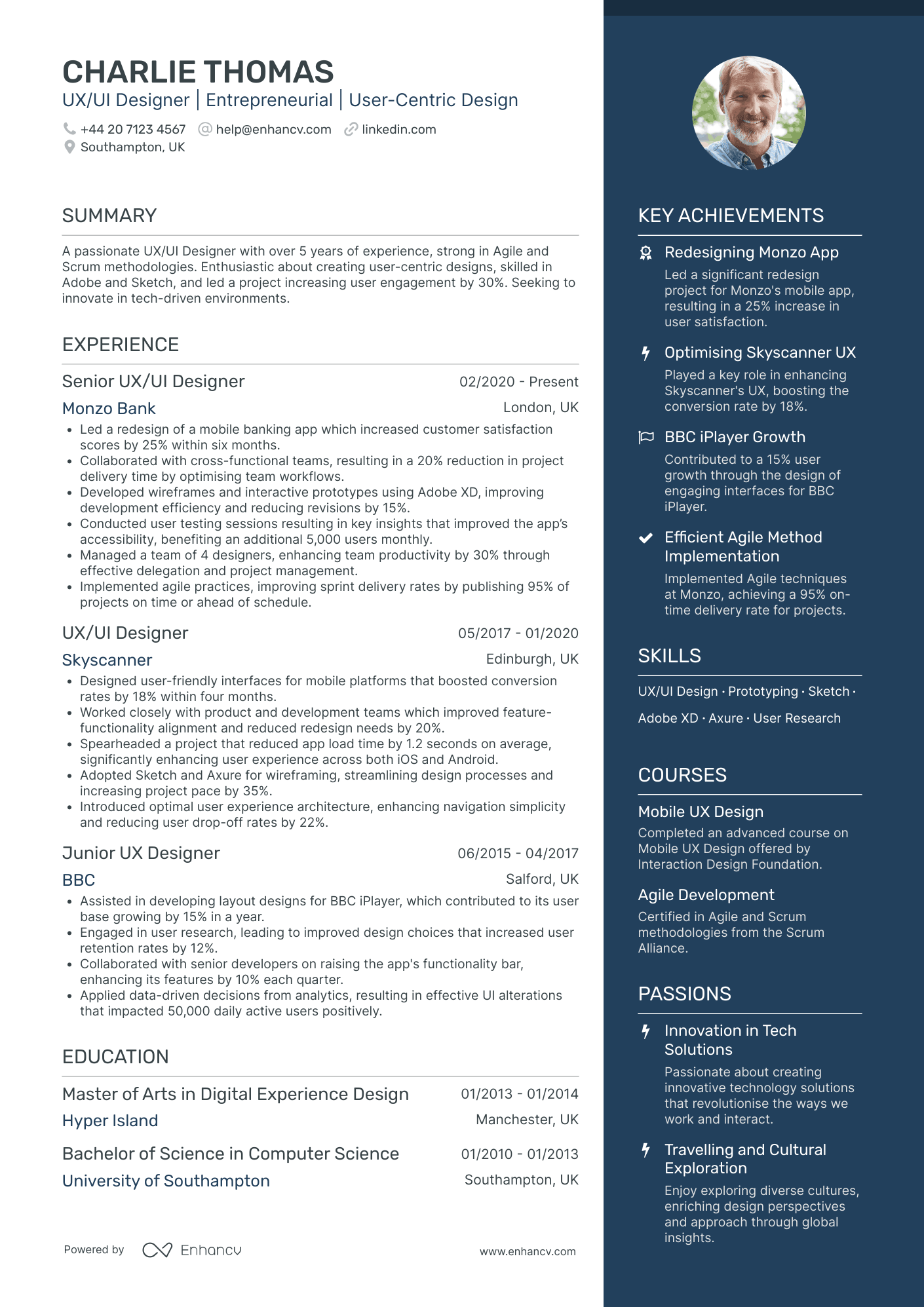 UX UI Designer CV Examples & Guide for 2026