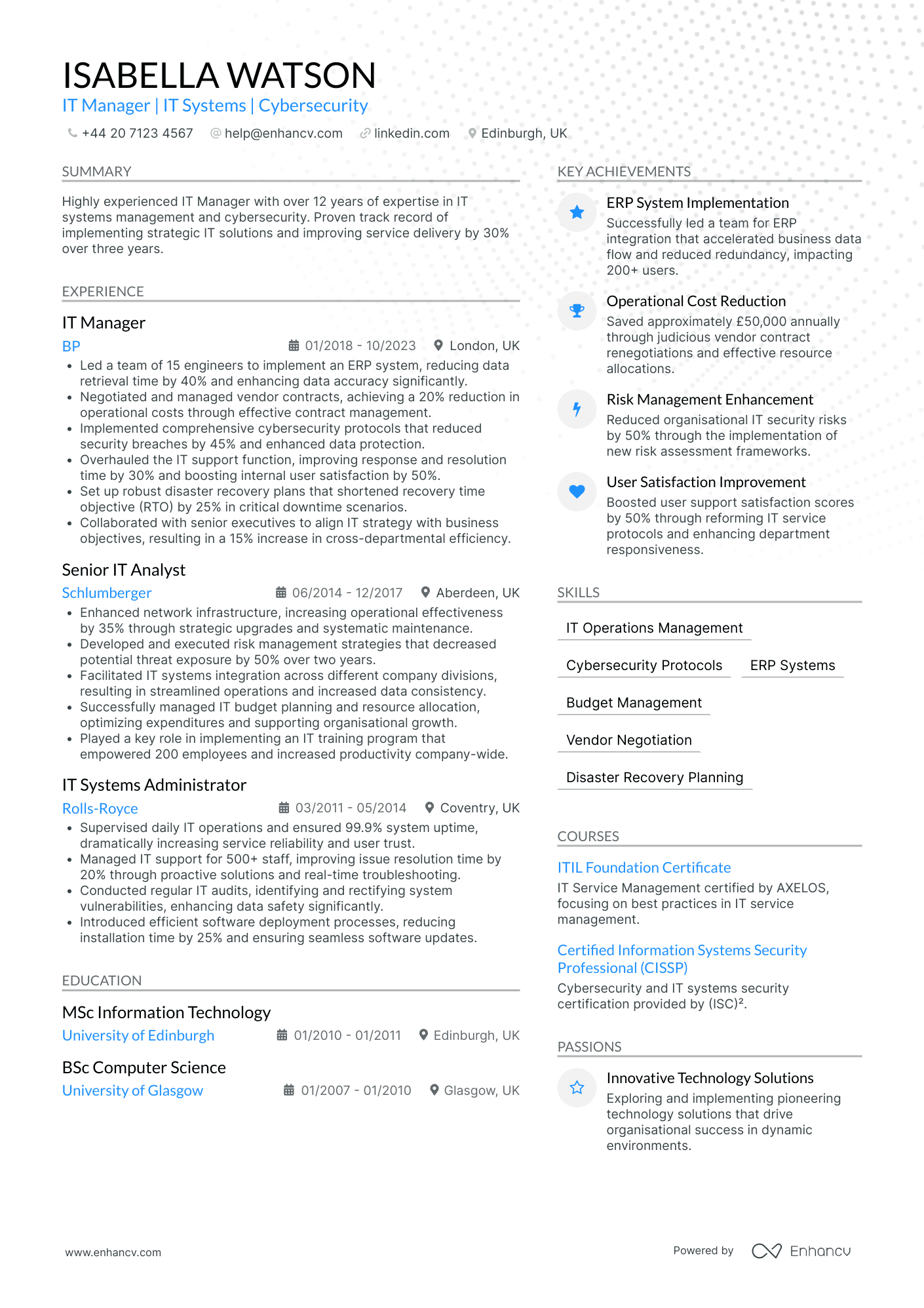 Manager CV Examples & Guide for 2026