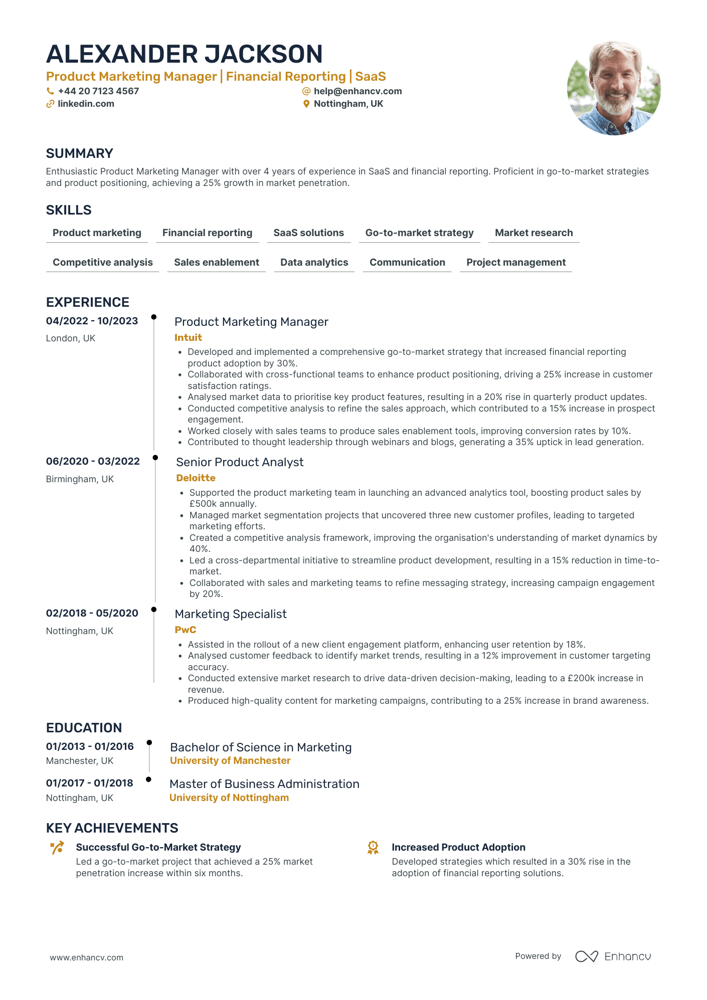 Product Marketing Manager CV Examples & Guide for 2026