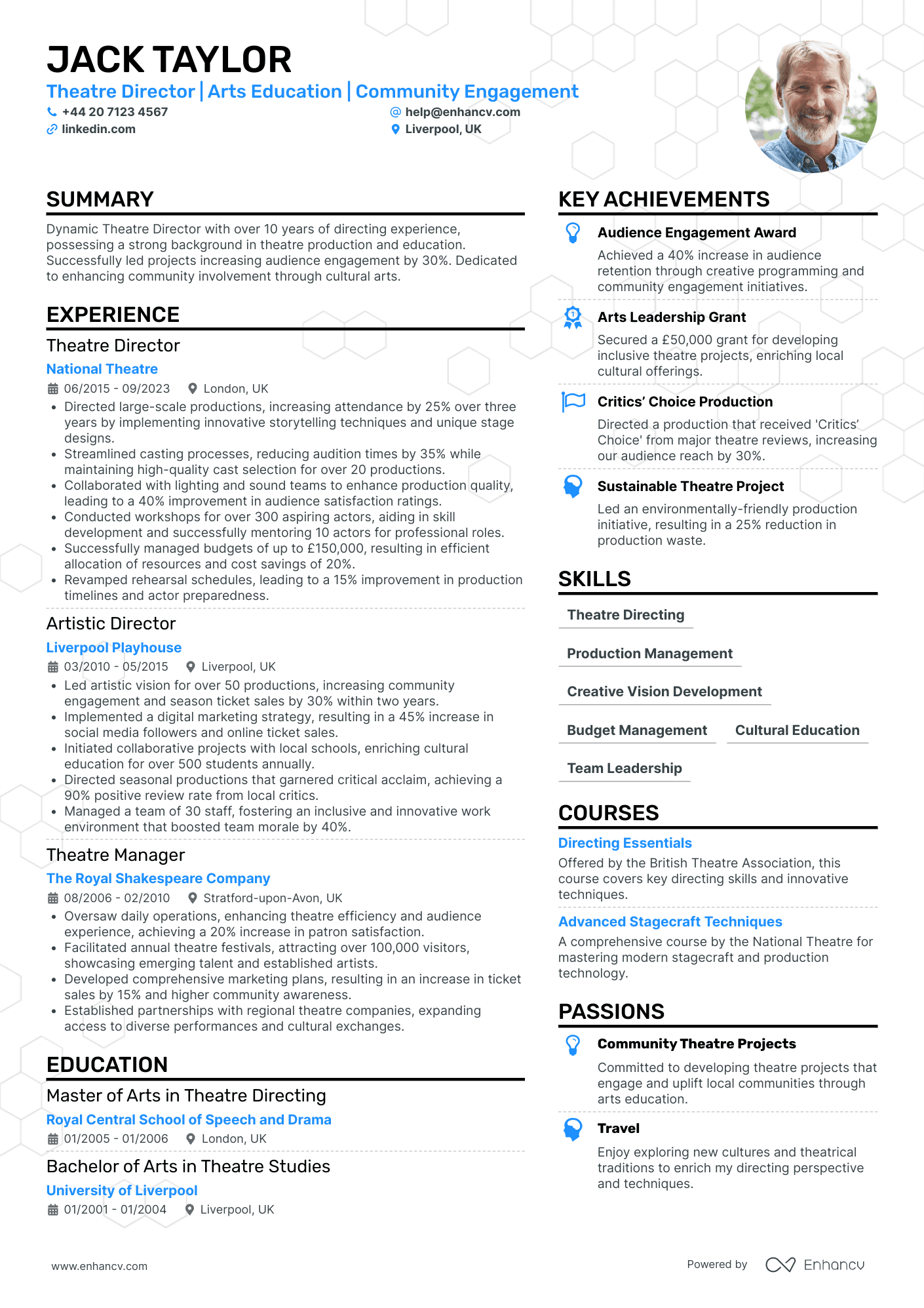 Theatre CV Examples & Guide for 2026
