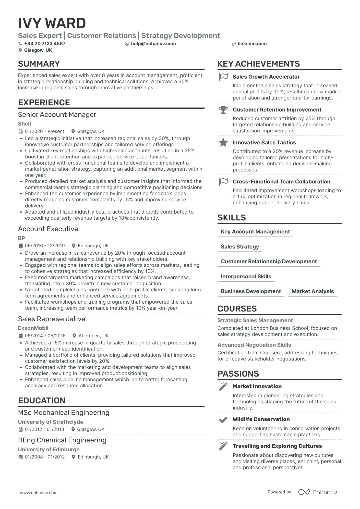 Key Point Cv Key Account Manager CV Examples & Guide for 2026