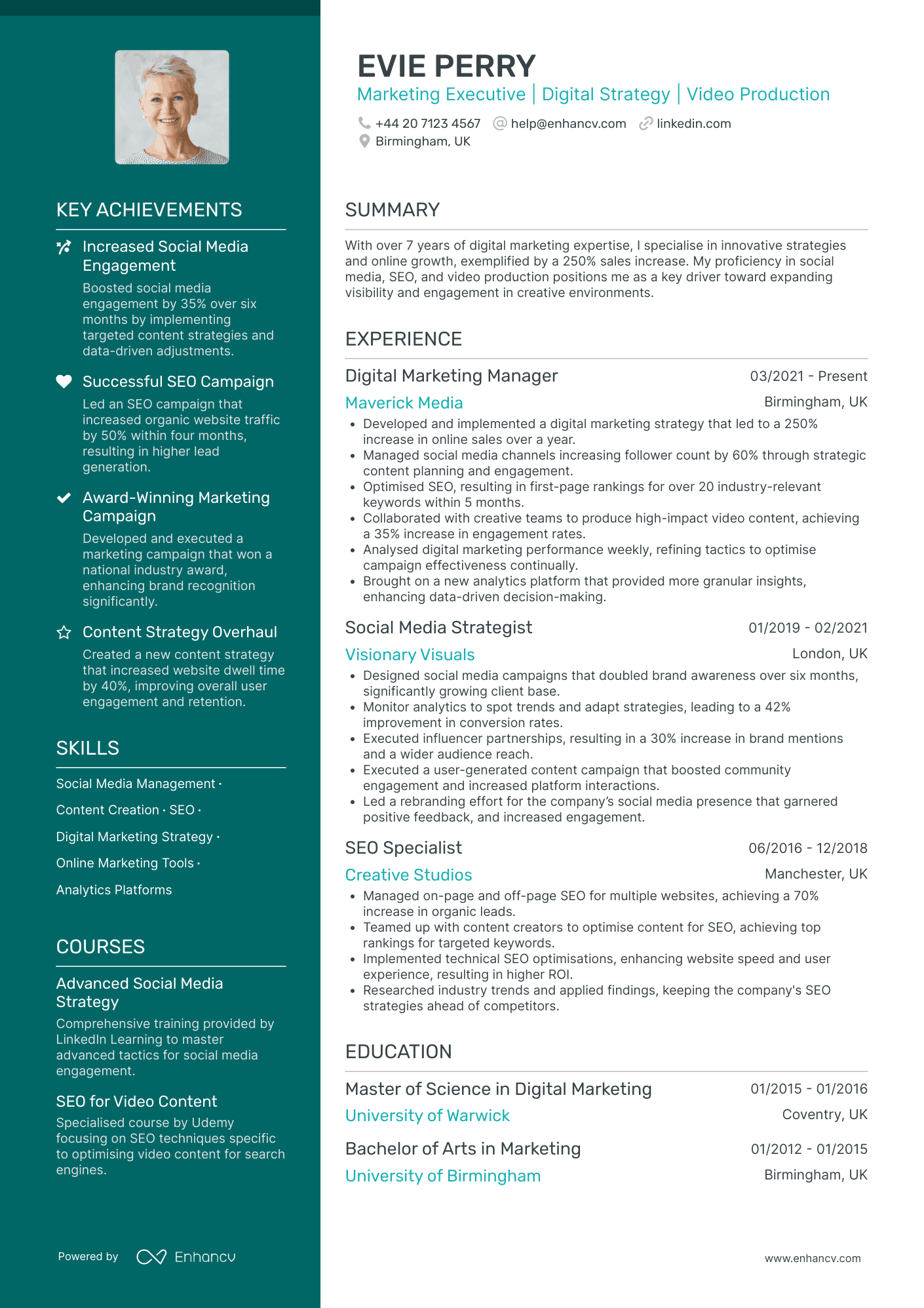 Marketing Executive CV Examples & Guide for 2026