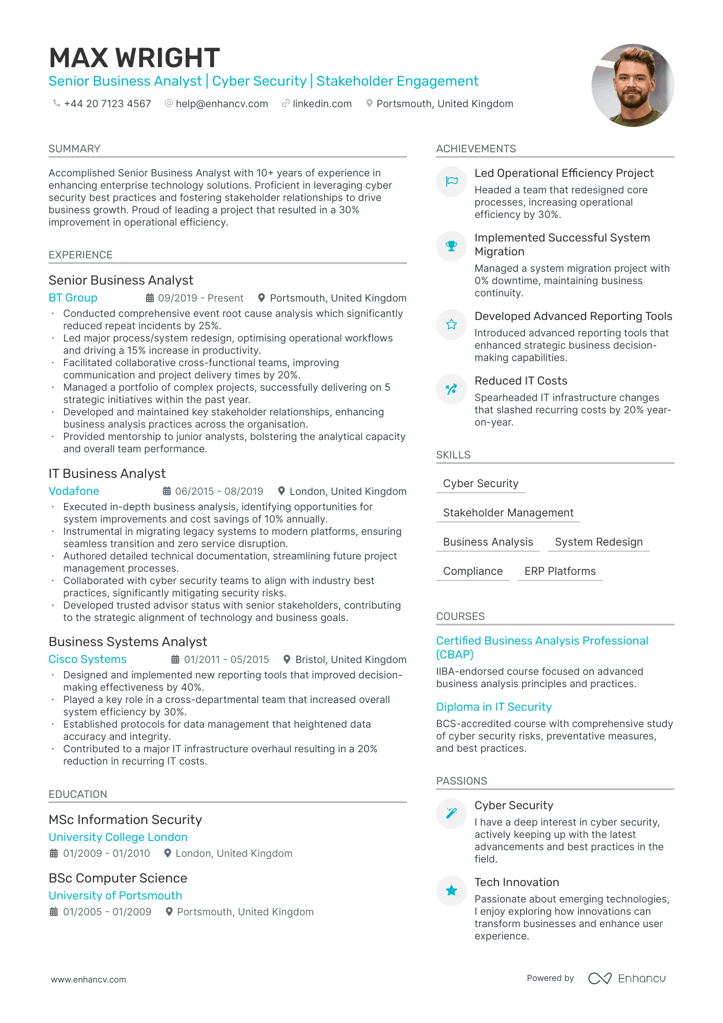 Senior Business Analyst CV Examples & Guide for 2024