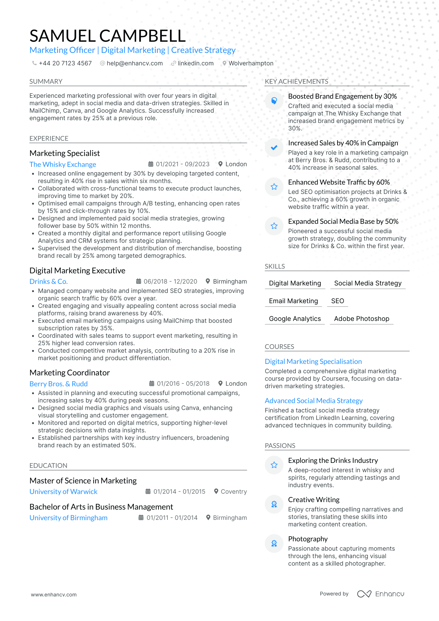 Social Media Marketing CV Examples & Guide for 2026