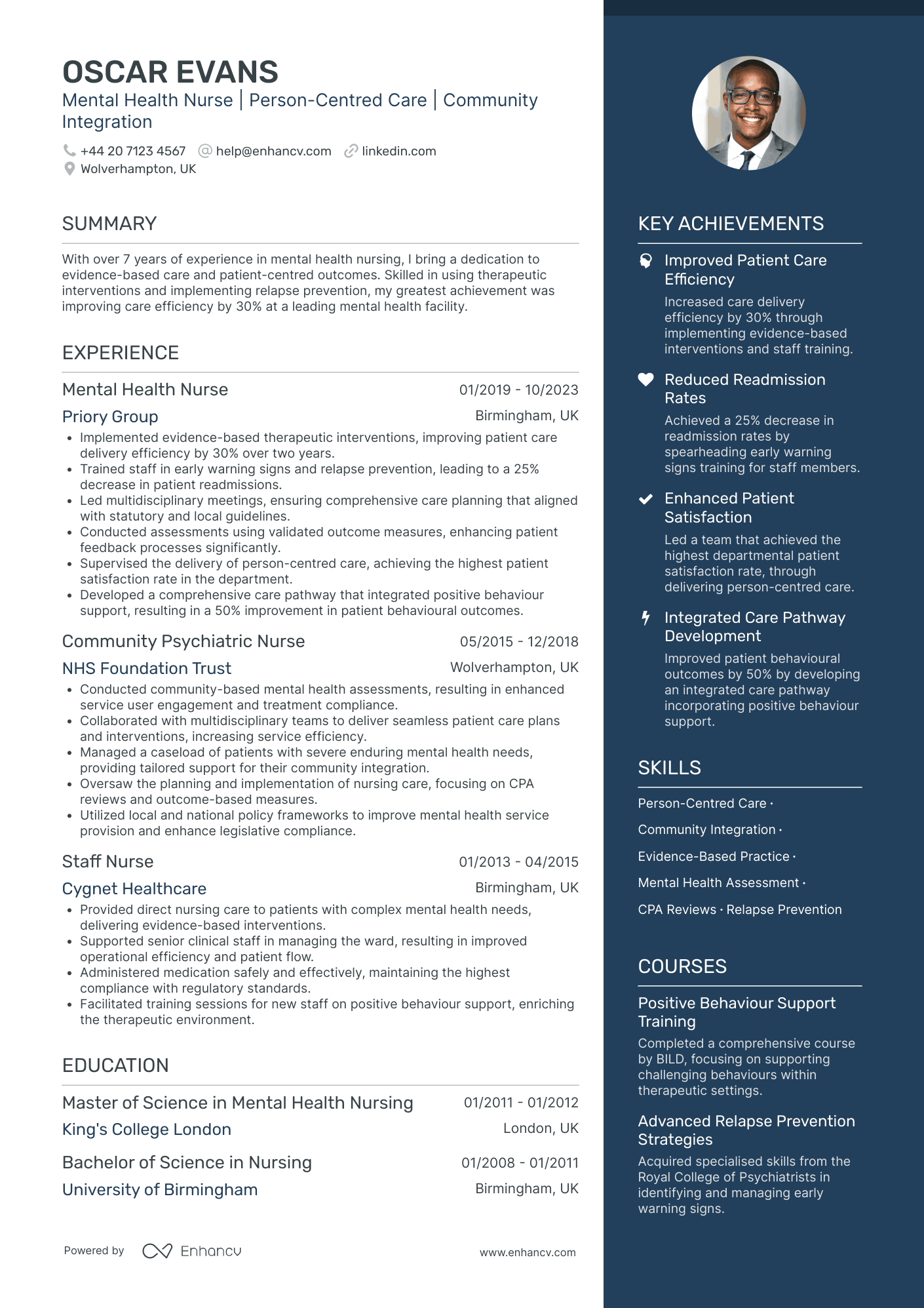 Usrn Cv Example Registered Nurse CV Examples & Guide for 2026