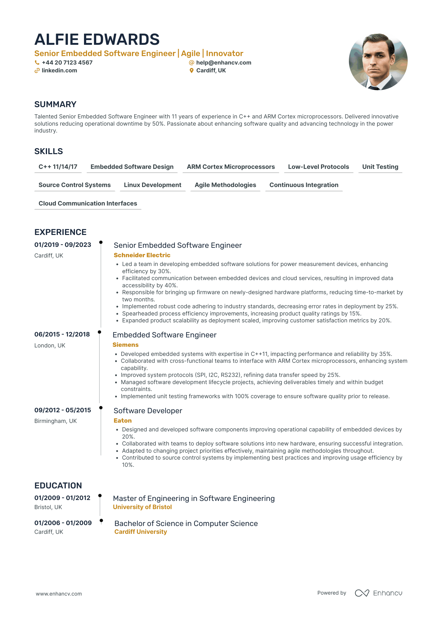 Software Development Cv Examples Software Developer CV Examples & Guide for 2026