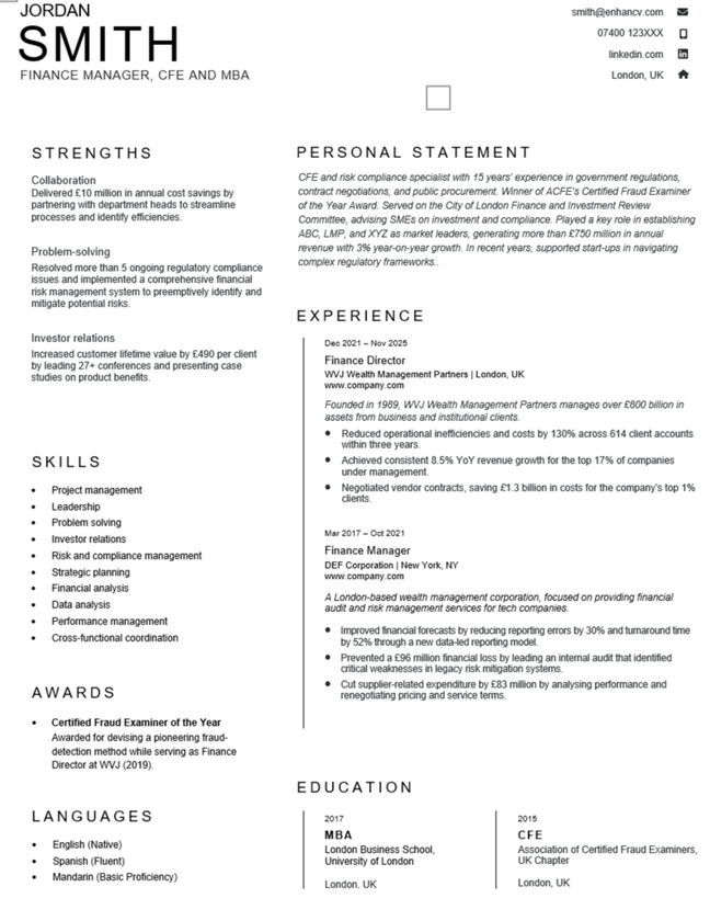 Resume Template
