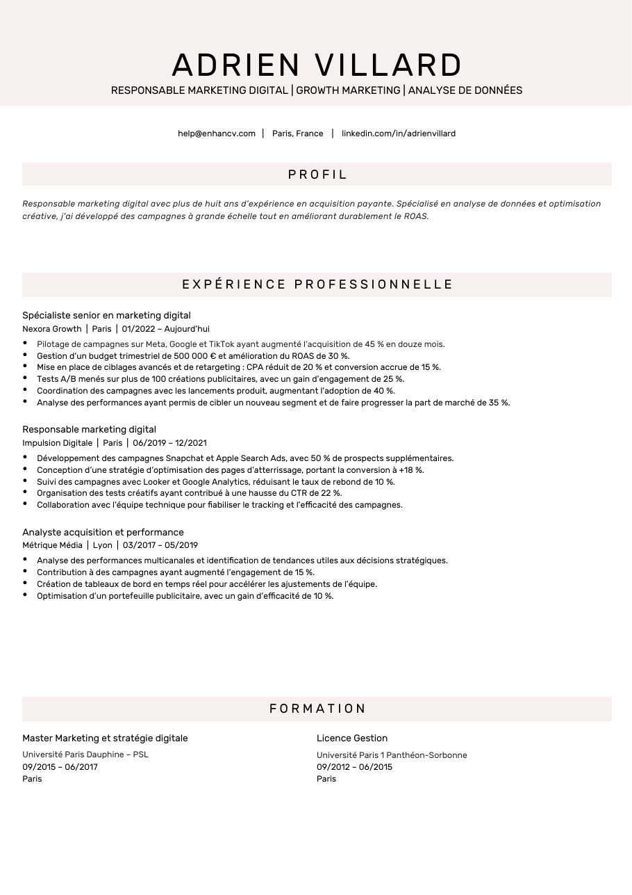 Resume Template