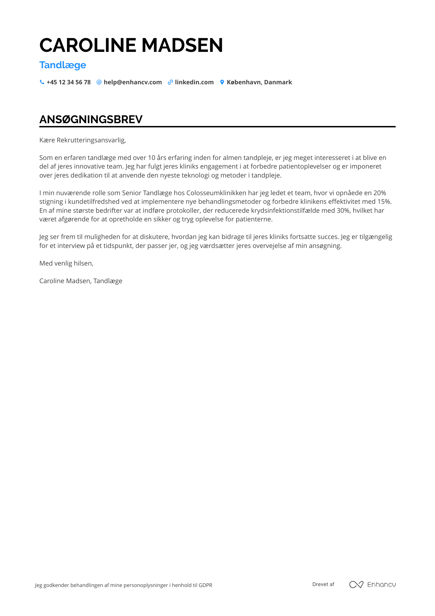 Cover Letter Example