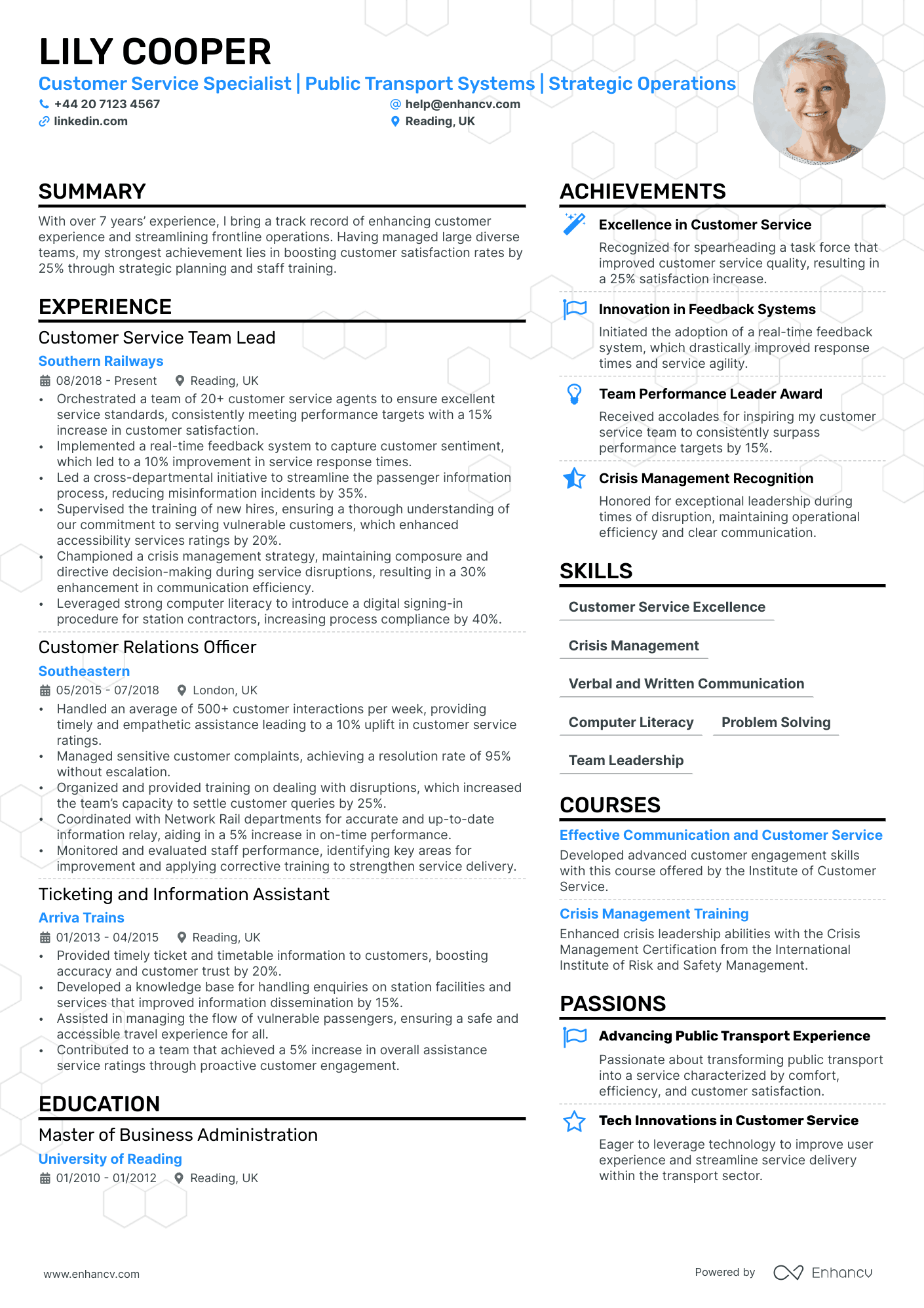 help desk resume example